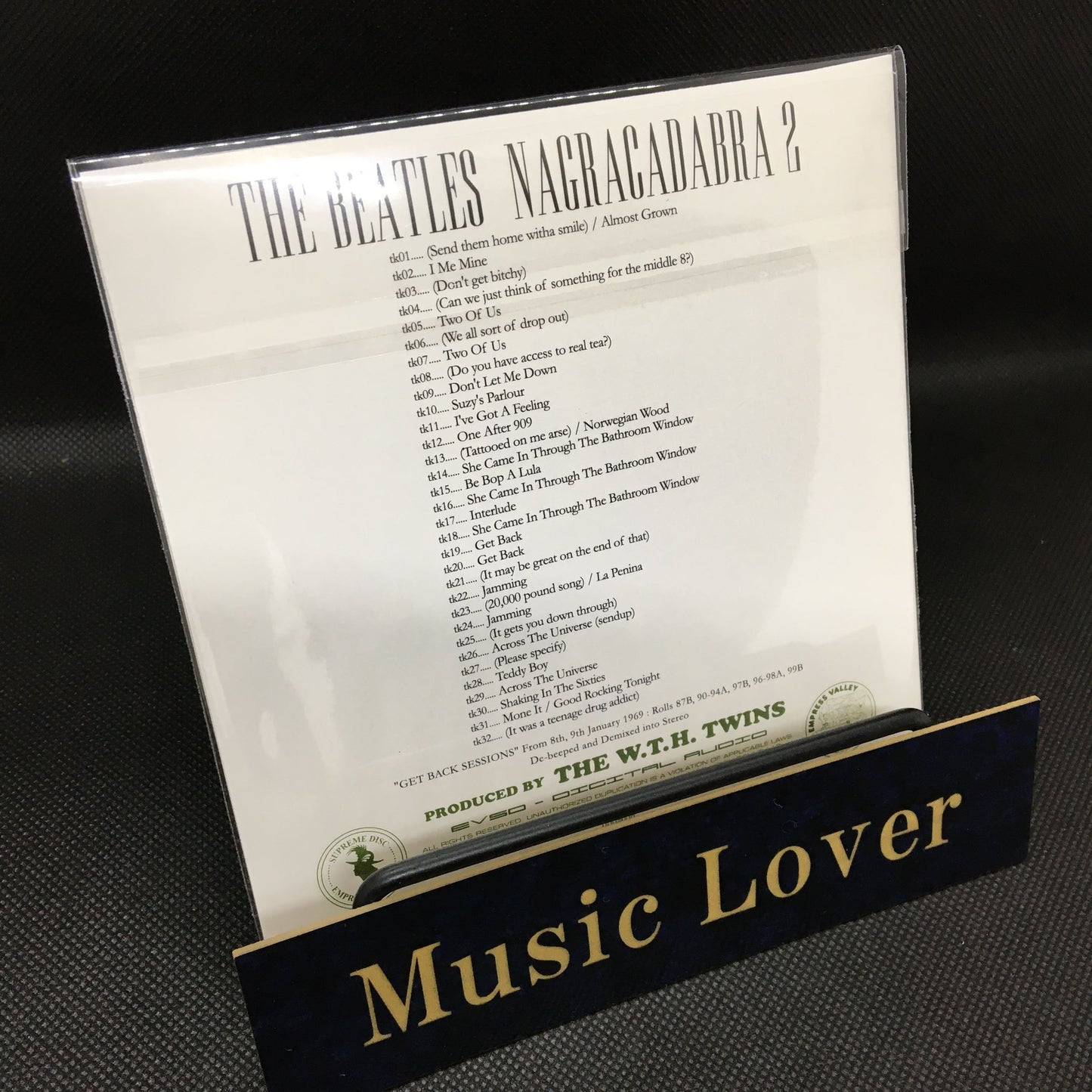 THE BEATLES / NAGRACADABRA Vol.2 (1CD) DEMIX Empress Valley New