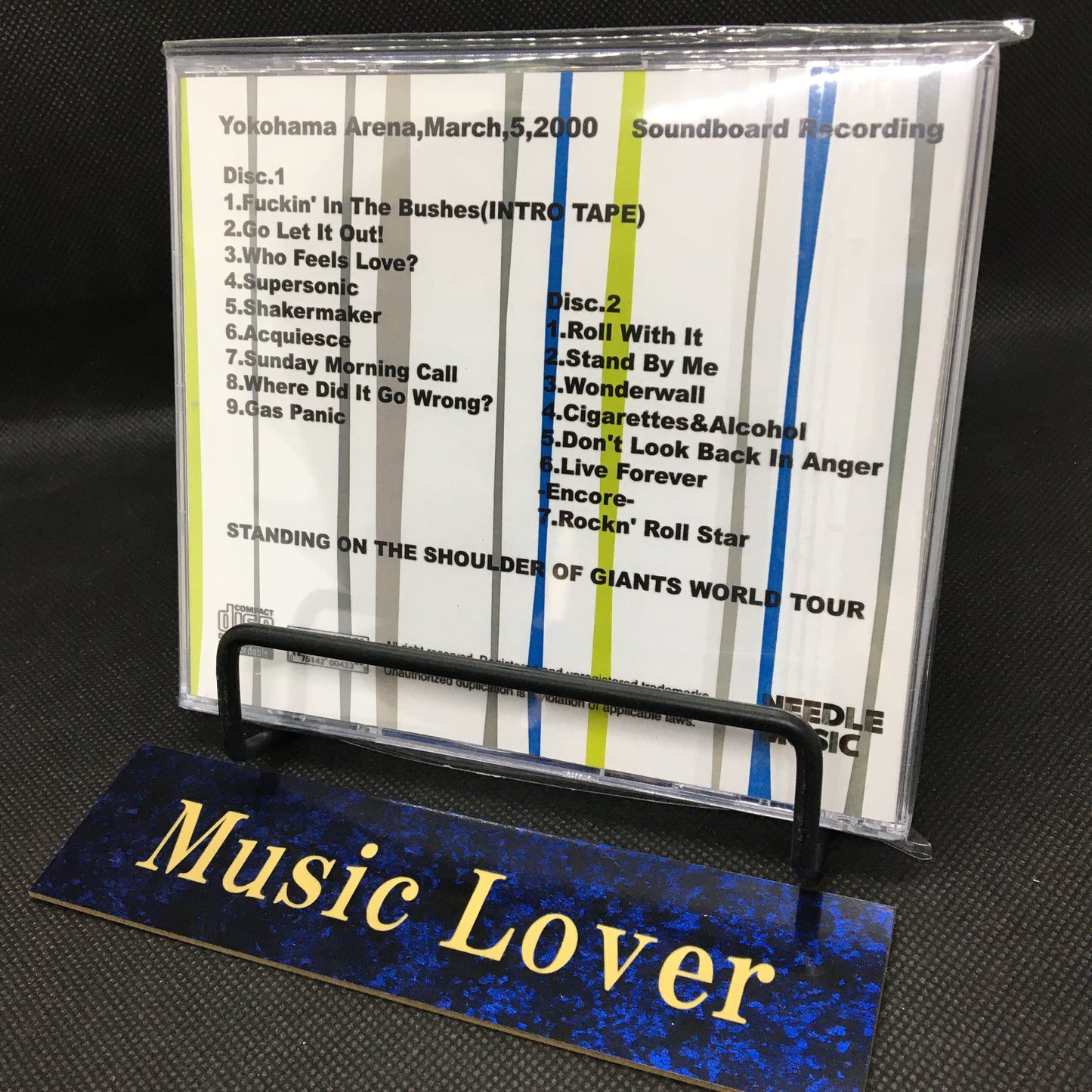 OASIS / LIVE IN JAPAN 2000 SOUNDBOARD (2CDR)