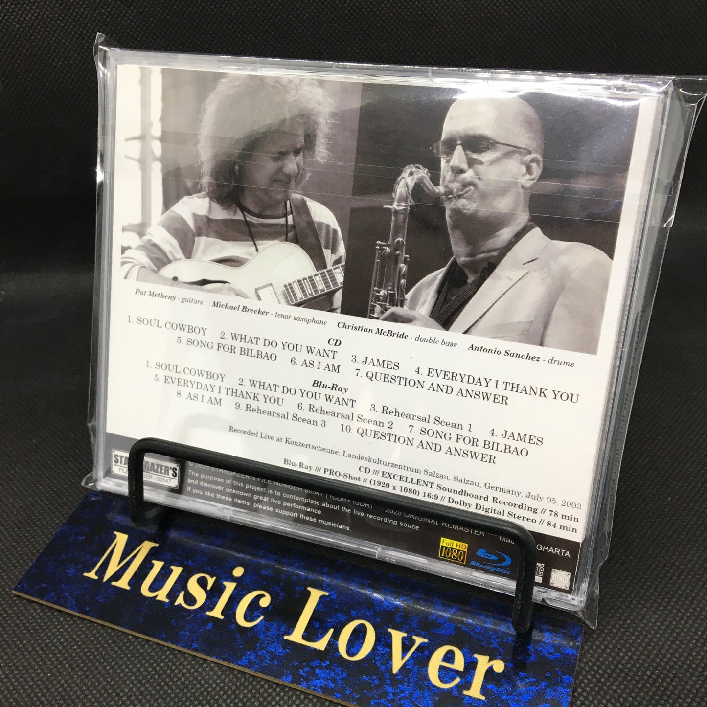 PAT METHENY QUARTET FEATURING MICHAEL BRECKER / LIVE AT JAZZ BALTICA 2003 (1CDR+1BDR)
