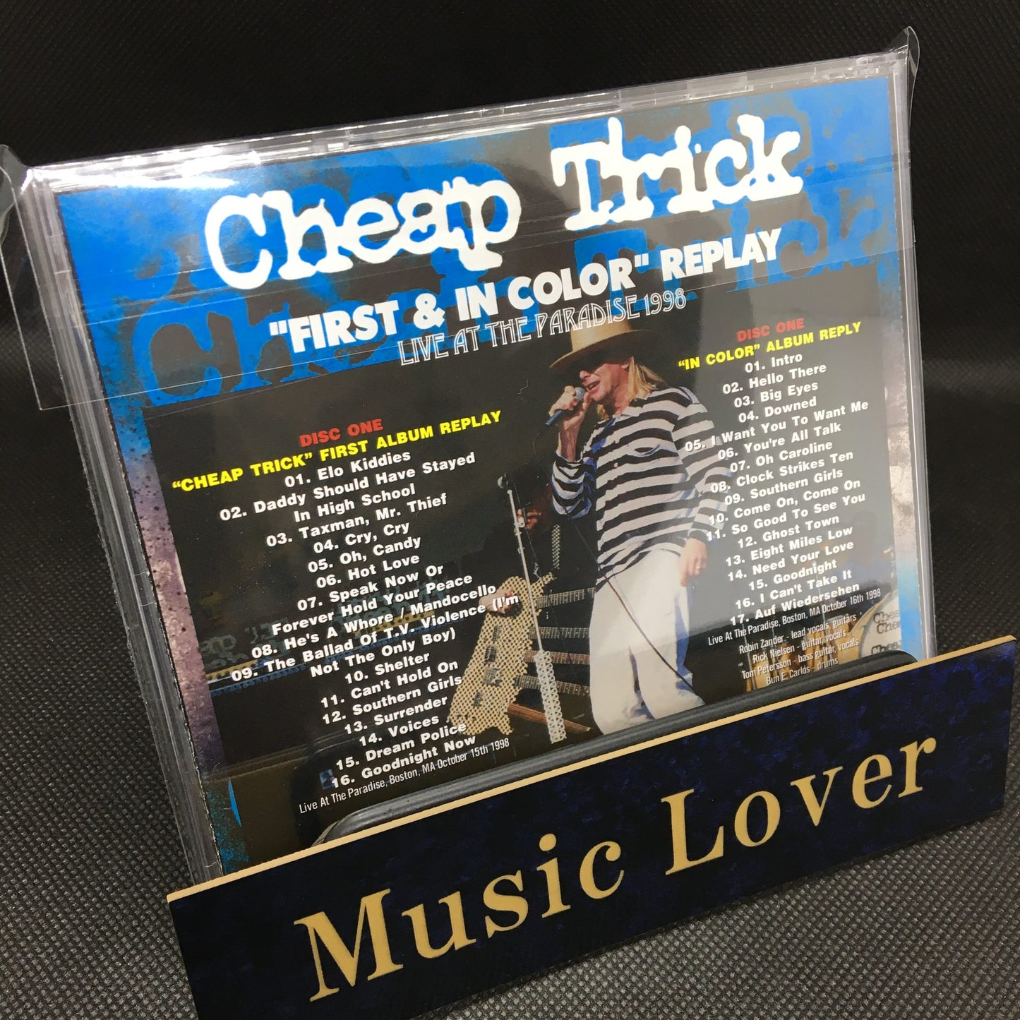 CHEAP TRICK / "FIRST & IN COLOR" REPLAY AT THE PARADISE 1998 Soundboard (2CDR)