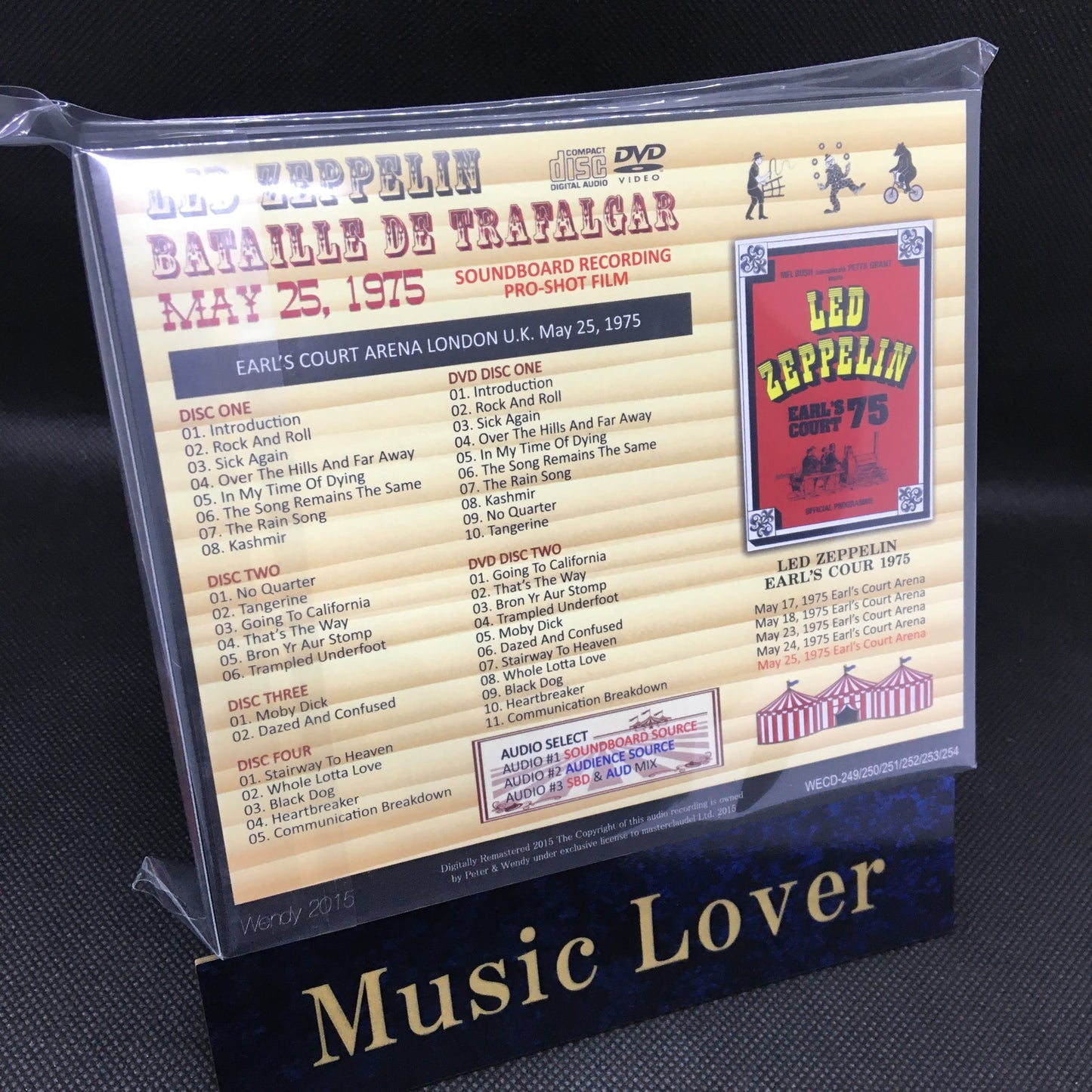 LED ZEPPELIN / EARL'S COURT May 25, 1975 【4CD+2DVD】