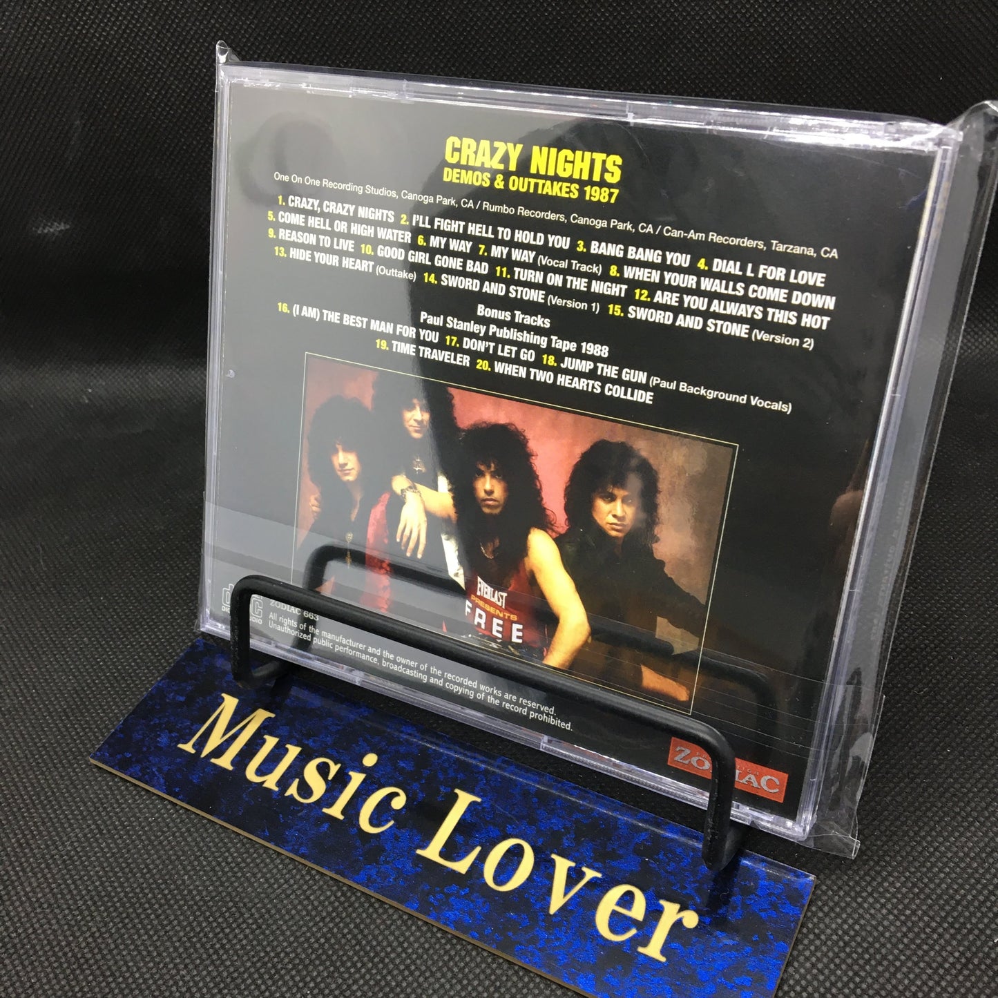 KISS / CRAZY NIGHTS DEMOS & OUTTAKES 1987 (1CD)