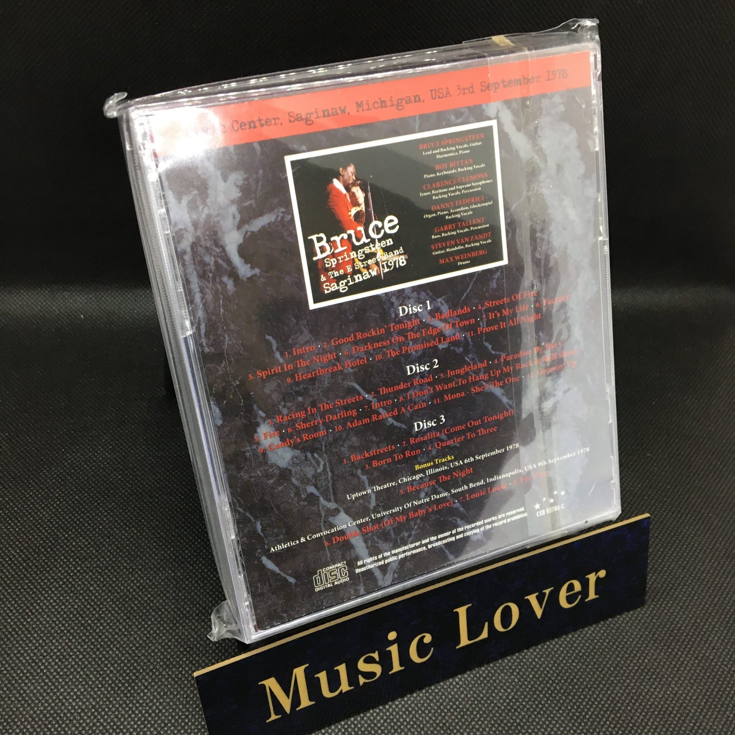 BRUCE SPRINGSTEEN & THE E STREET BAND / SAGINAW 1978 (3CD)