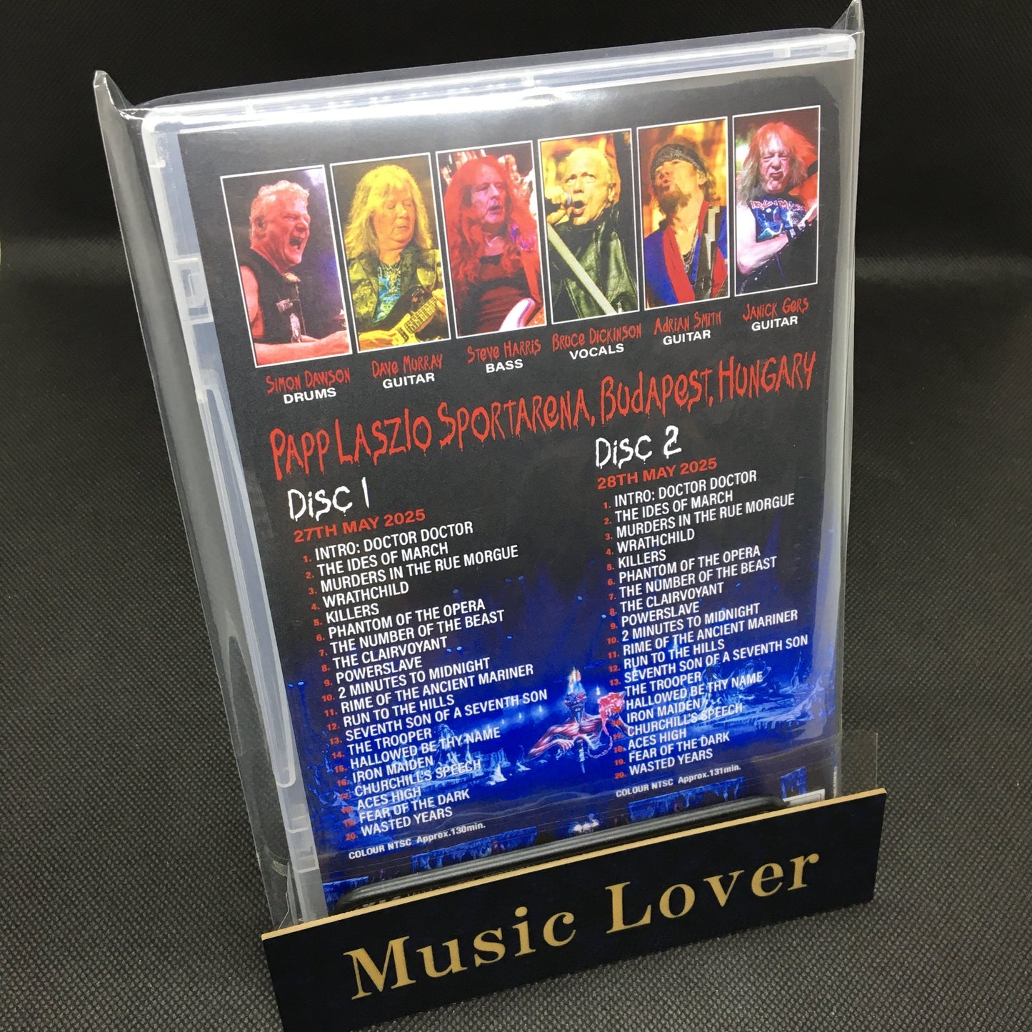 IRON MAIDEN / COMPLETE BUDAPEST 2025 (2DVDR)