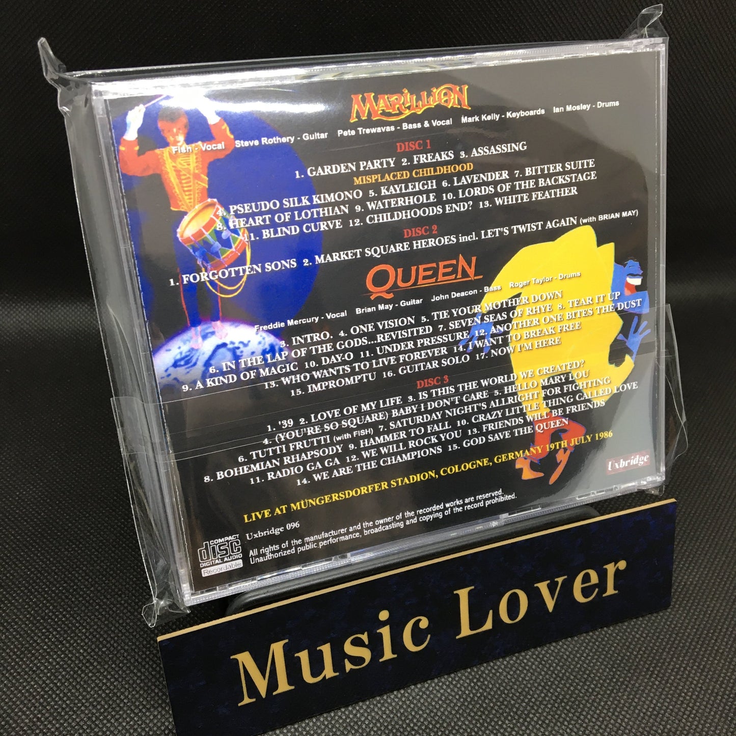 QUEEN , MARILLION / KOLN OPEN AIR 86 (3CDR)