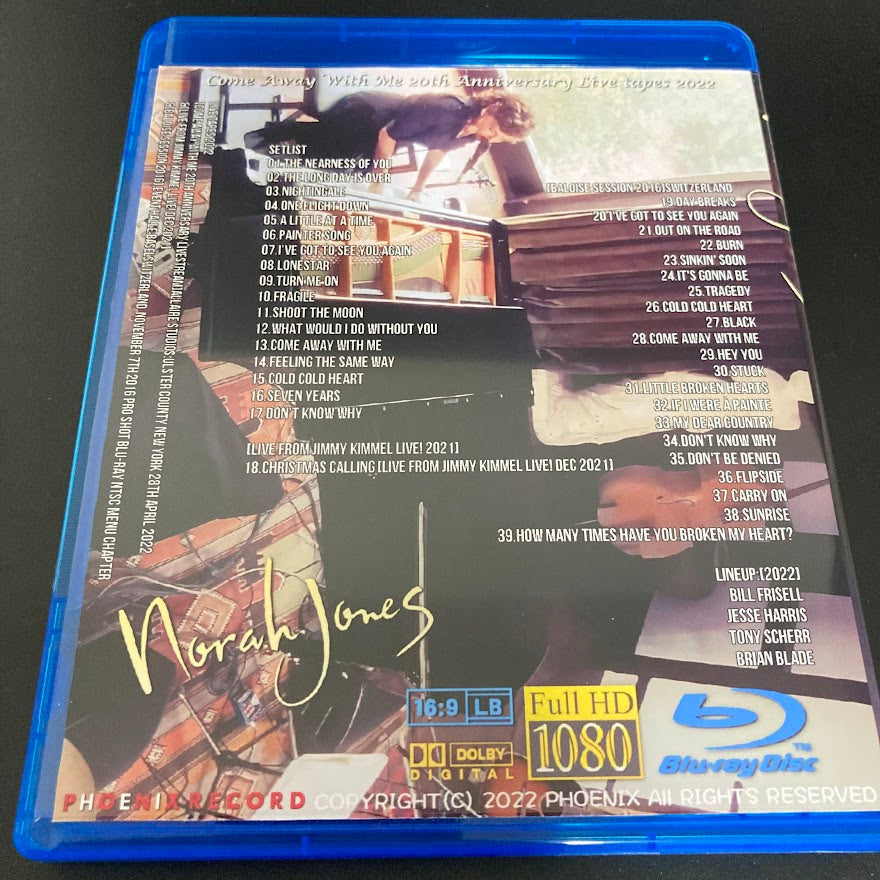 Norah Jones / Come Away With Me 20th Anniversary Live tapes 2022 (1BDR)