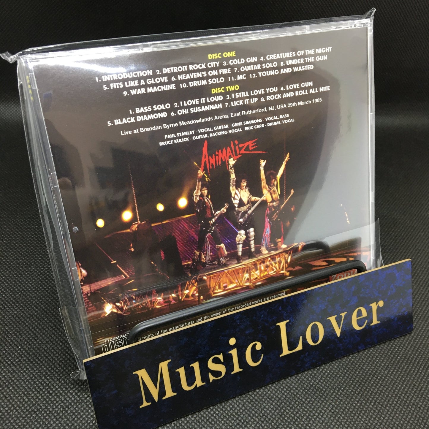 KISS / NEW JERSEY 1985 STEREO SOUNDBOARD (2CD)