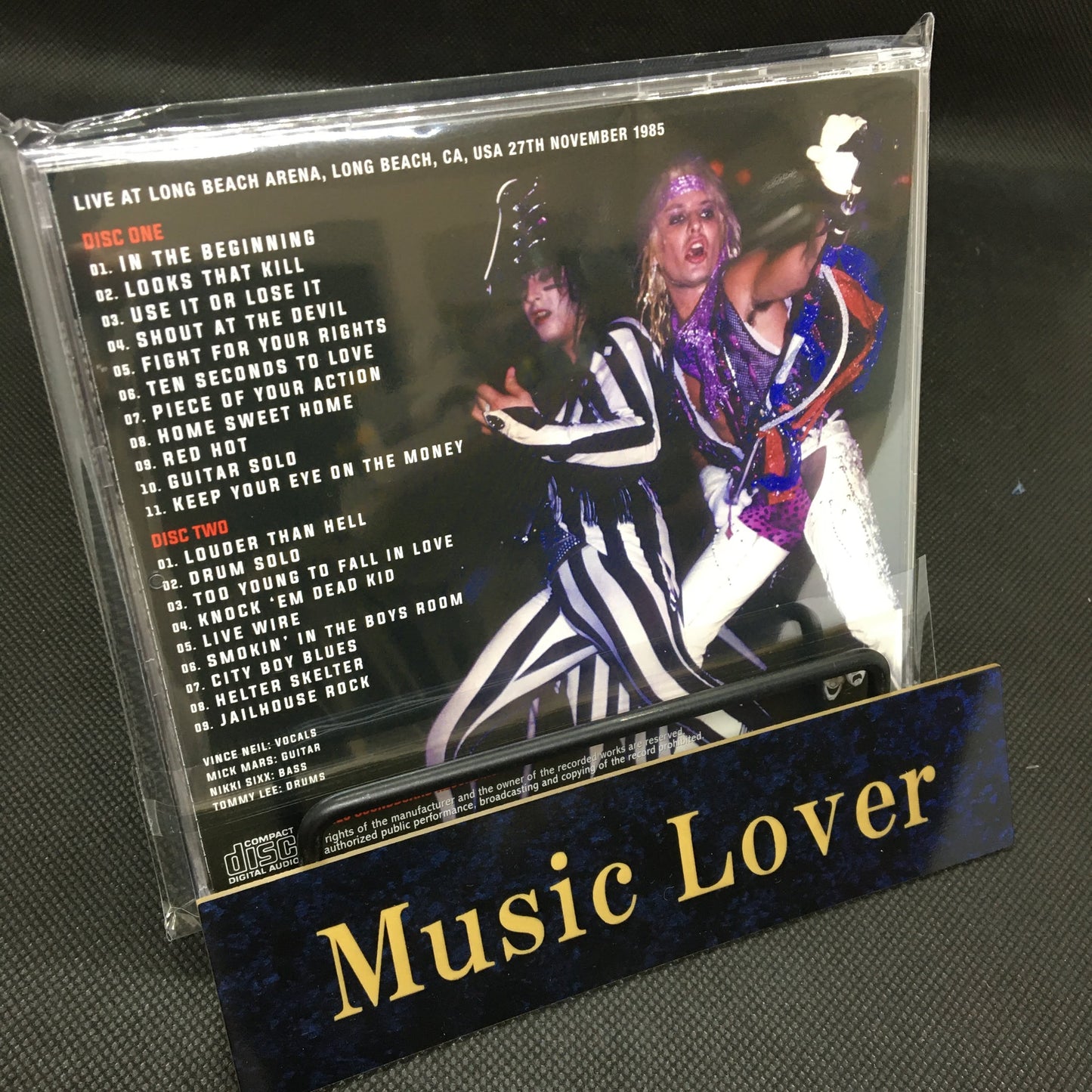 MOTLEY CRUE / LONG BEACH 1985 SOUNDBOARD (2CD)