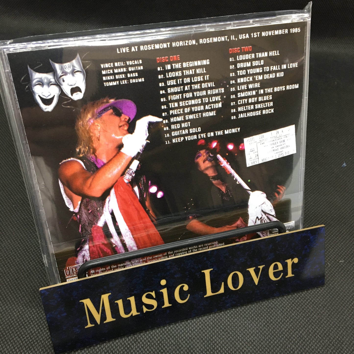 MOTLEY CRUE / CHICAGO 1985 UPGRADE (2CDR)