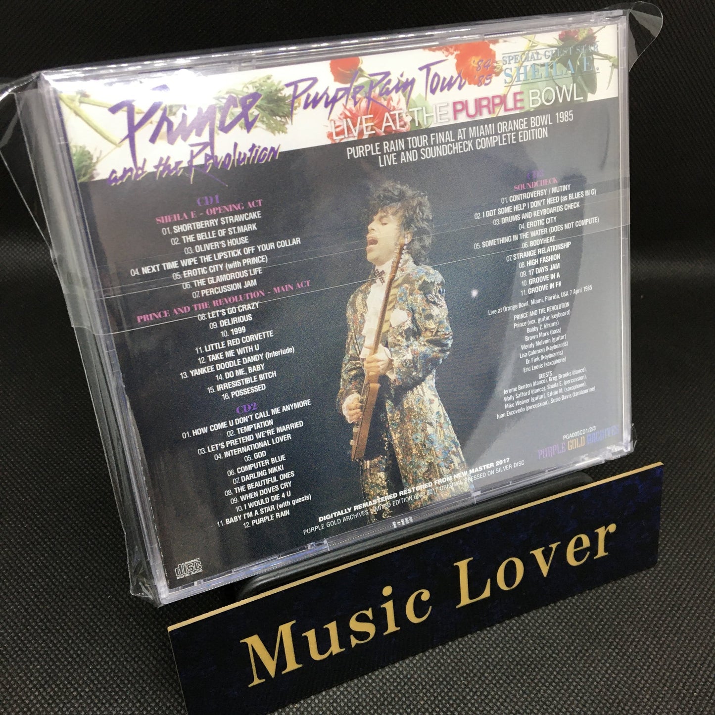 PRINCE and The Revolution / LIVE AT THE PURPLE BOWL 1985 Soundcheck 3CD COMPLETE EDITION