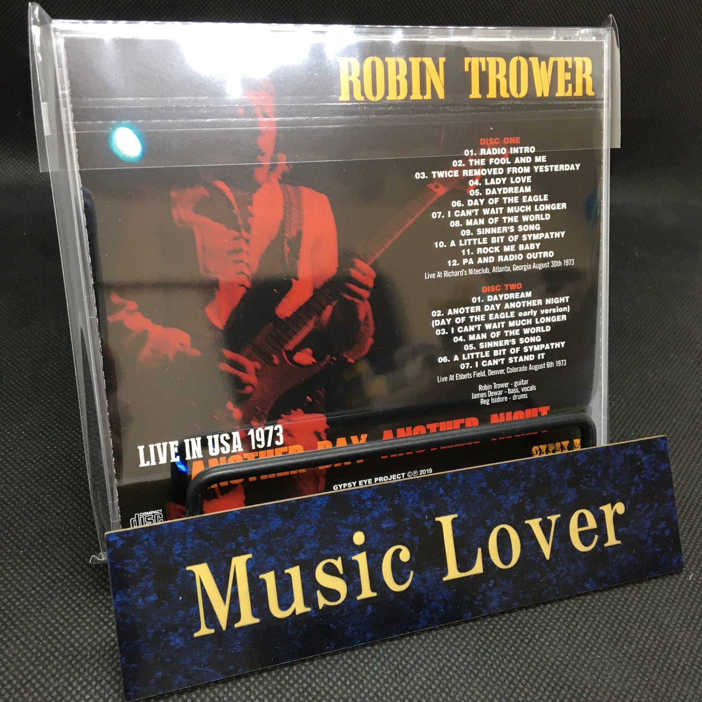 ROBIN TROWER / ANOTHER DAY ANOTHER NIGHT LIVE IN U.S.A. 1973 SOUNDBOARD (2CDR)