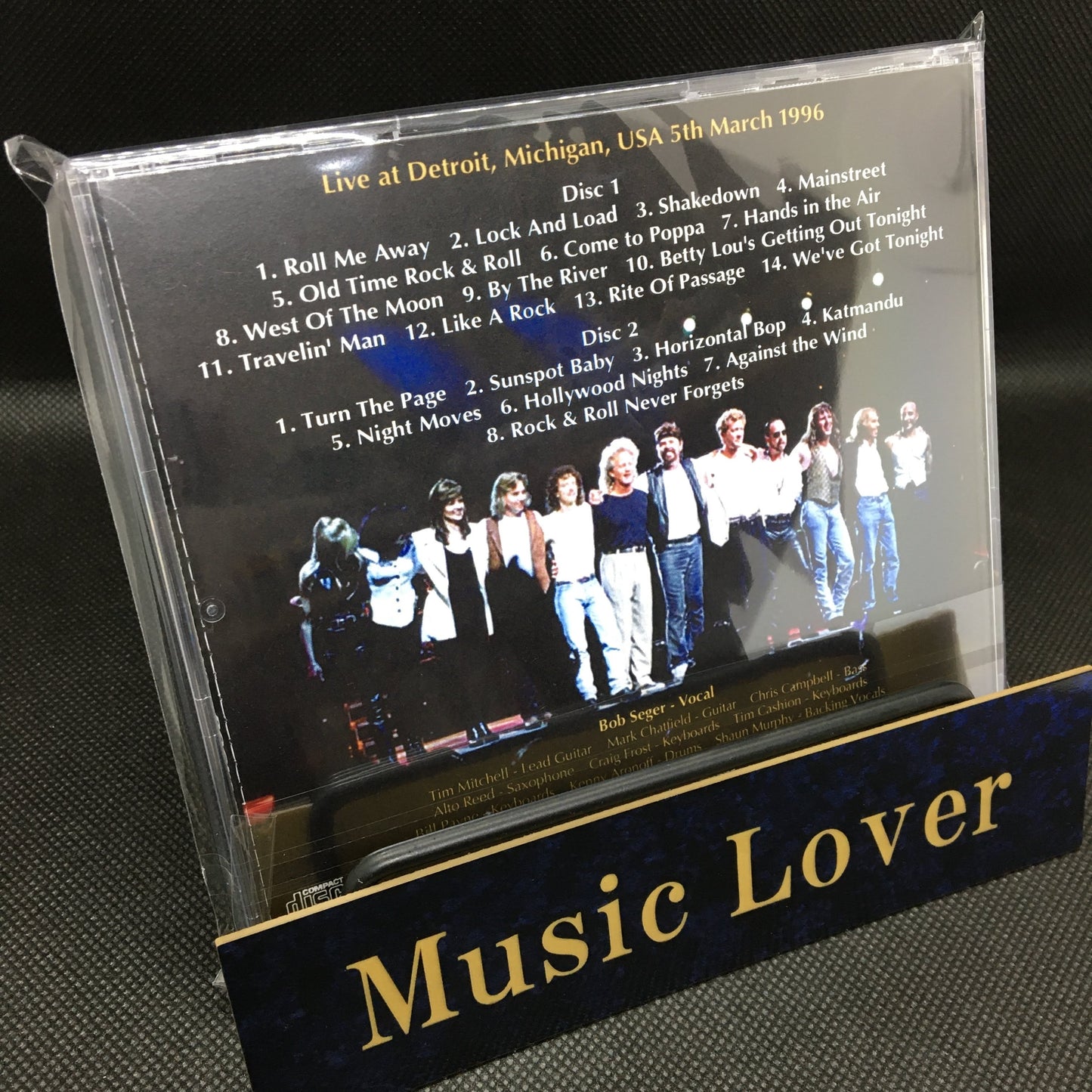 BOB SEGER & SILVER BULLET BAND / ROCKS DETROIT 1996 STEREO SOUNDBOARD (2CDR)