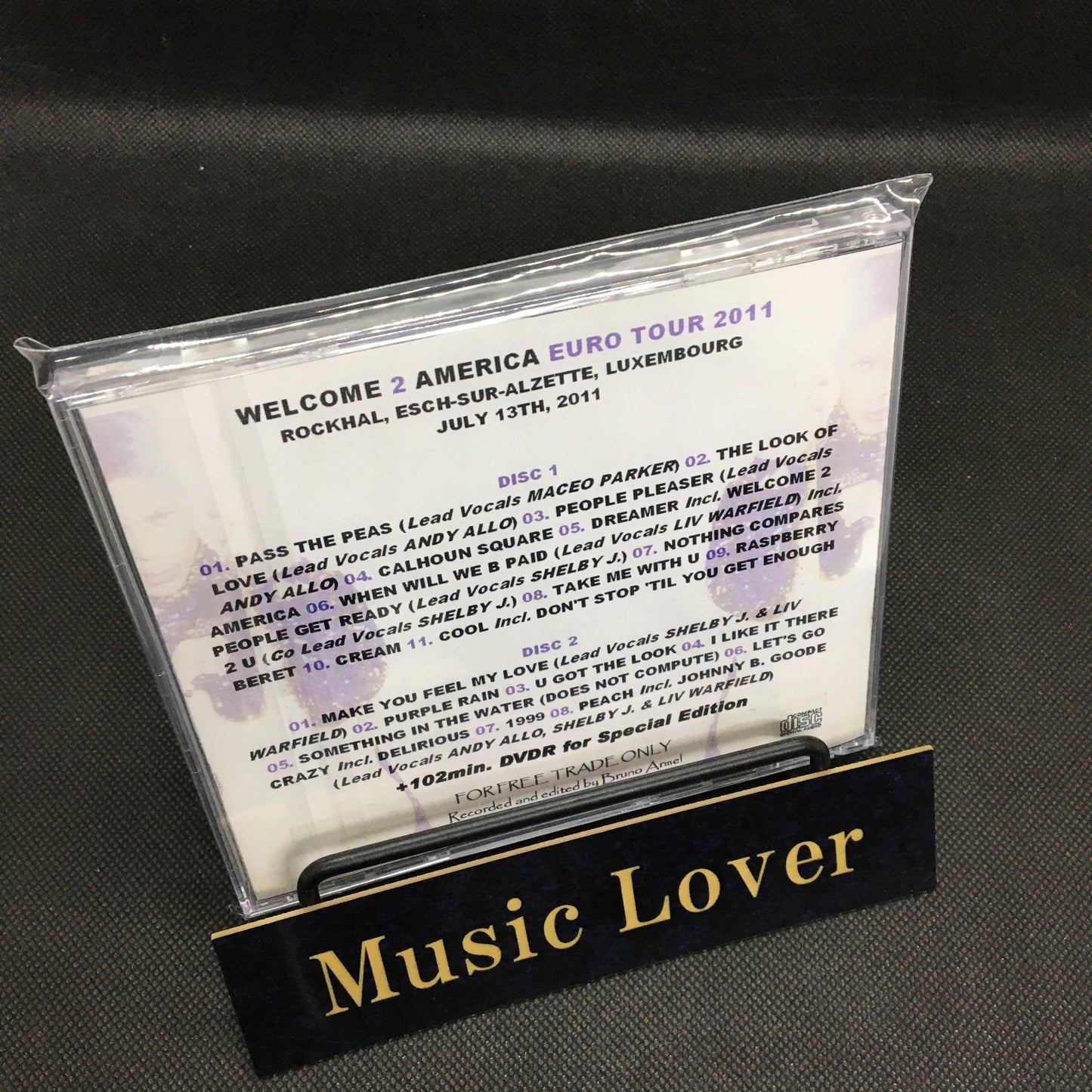 PRINCE / Welcome 2 Edizione speciale Lussemburgo (2CDR+1DVDR)