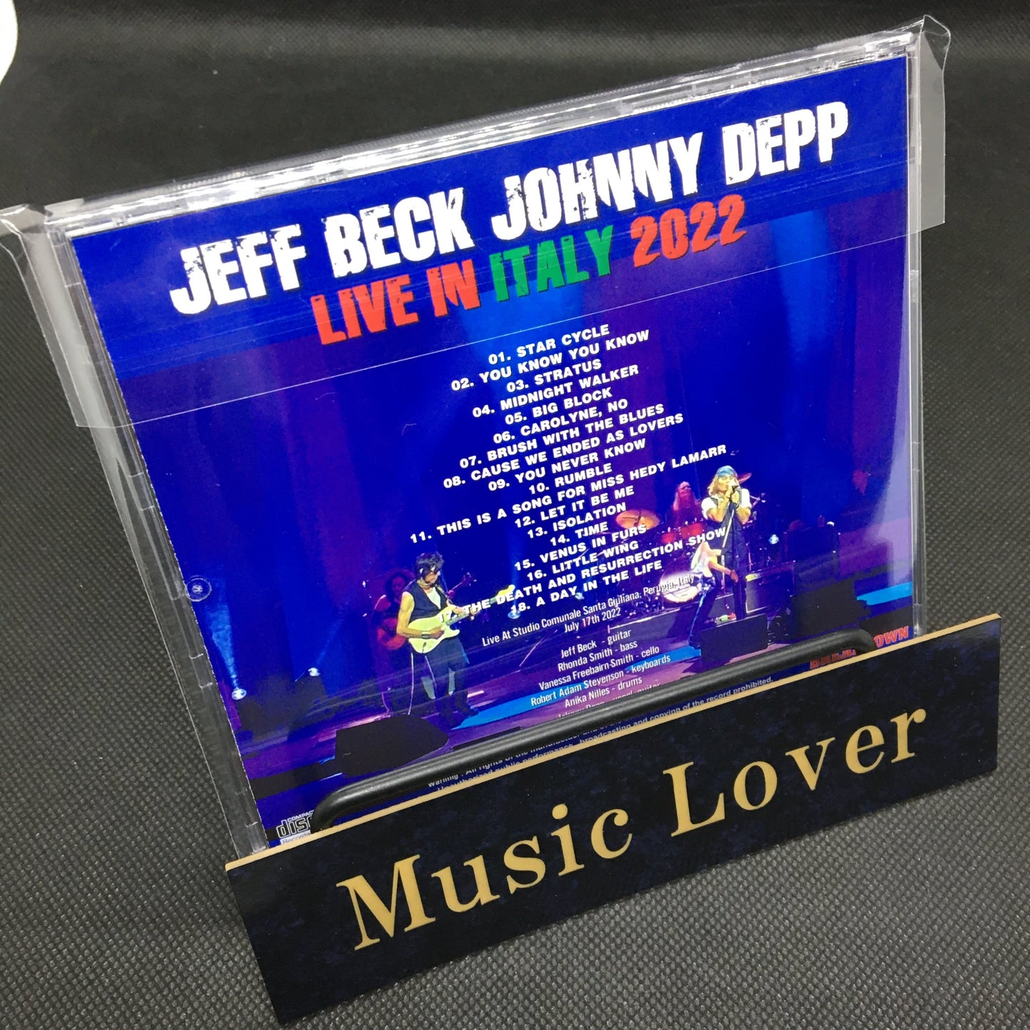 JEFF BECK with JOHNNY DEPP / LIVE IN ITALY 2022 (1CDR)