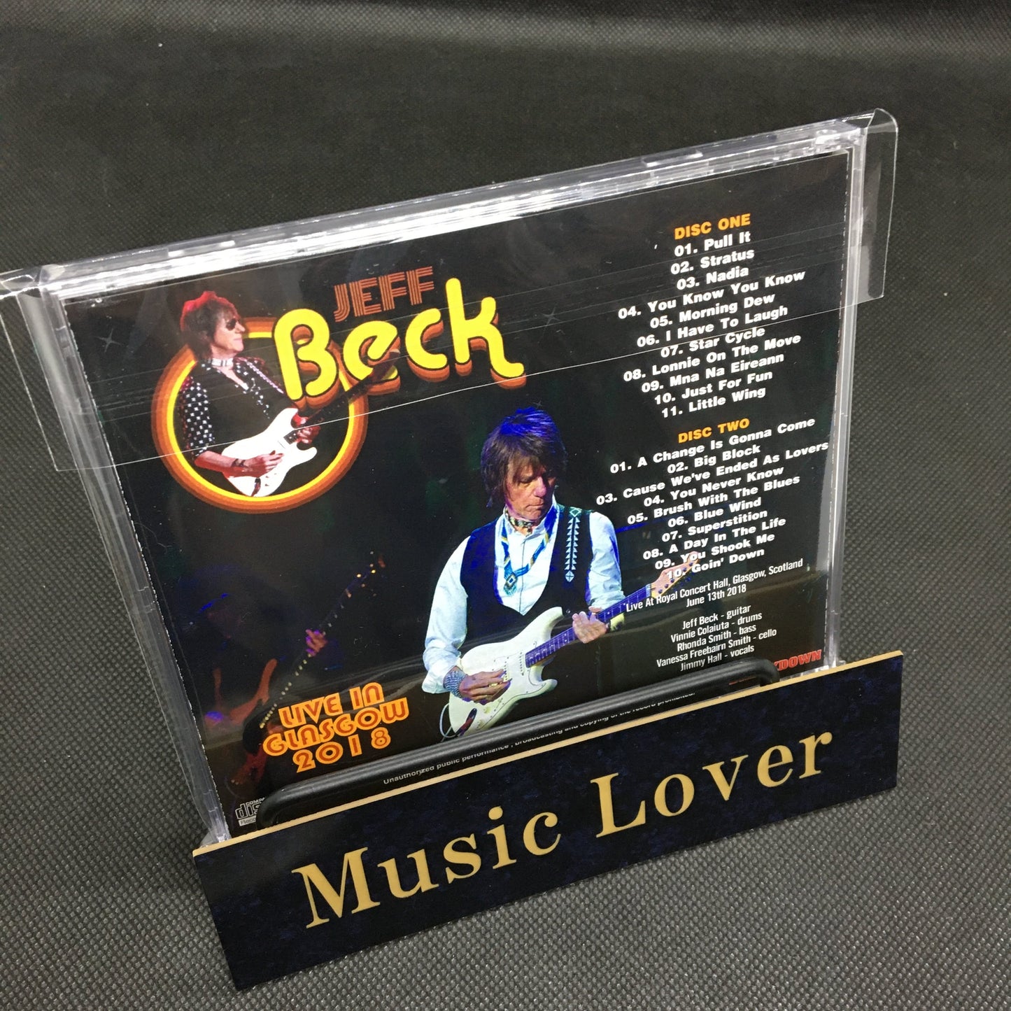 JEFF BECK / LIVE IN GLASGOW 2018 (2CDR)