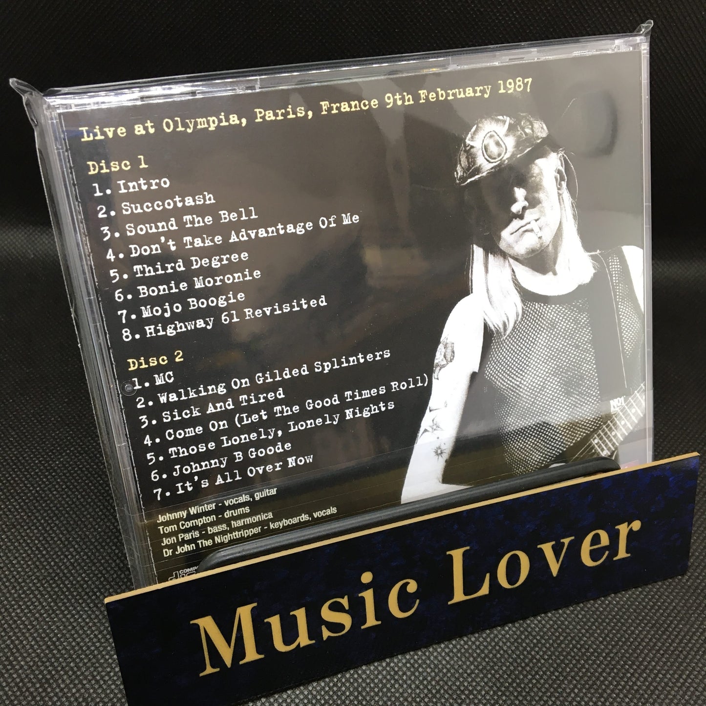 JOHNNY WINTER / PARIS OLYMPIA 1987 (2CDR)