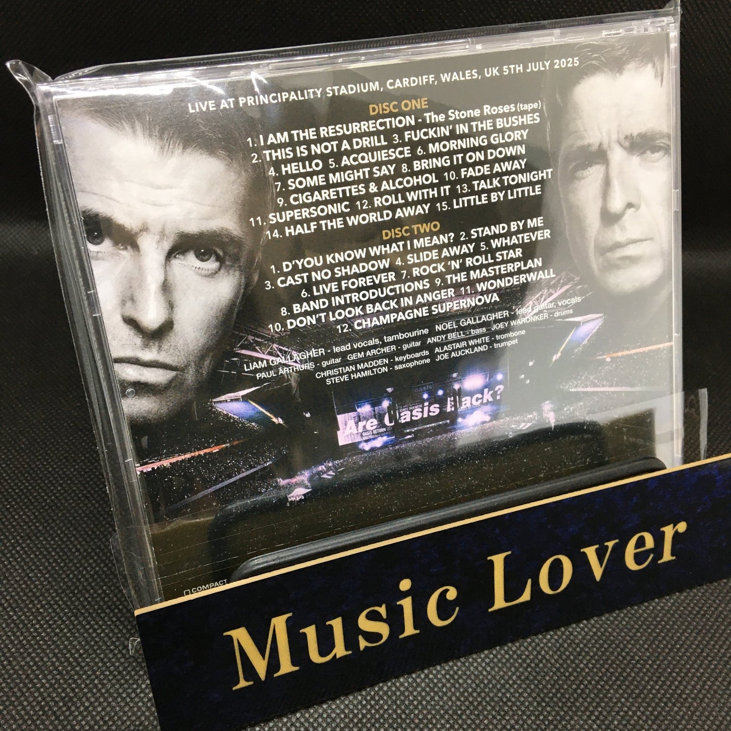 OASIS / DEFINITIVE CARDIFF 2025 2ND NIGHT DEDICATED TO UNSUNG HERO (2CD)