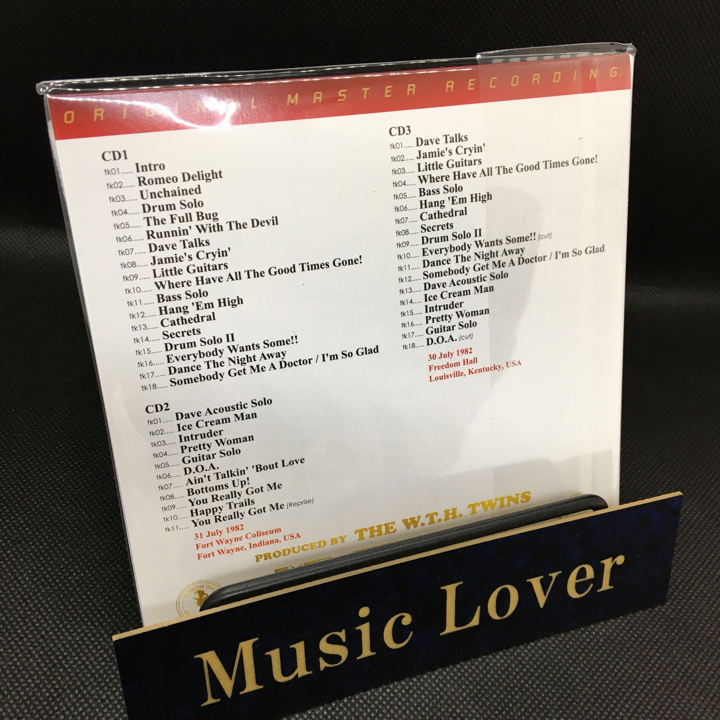 VAN HALEN / FORT WAYNE NIGHT (3CD) Empress Valley New