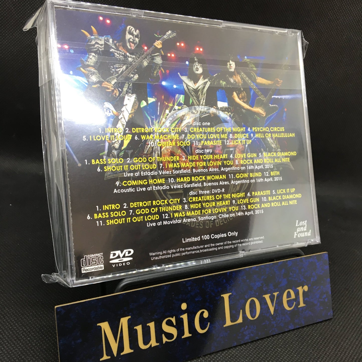 KISS / 40TH ANNIVERSARY IN SOUTH AMERICA SOUNDBOARD (2CDR+1DVDR)