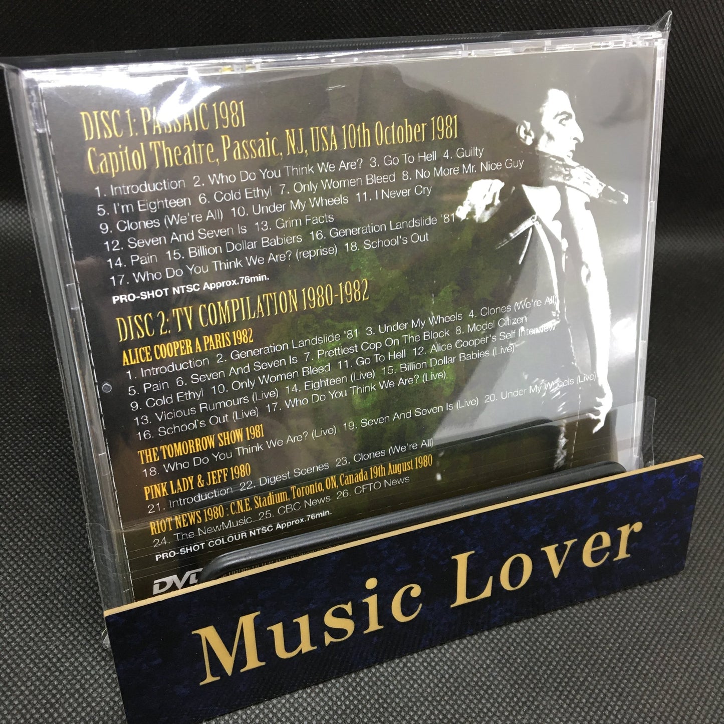 ALICE COOPER / VISION FORCES '80-82 PRO SHOT (2DVDR)