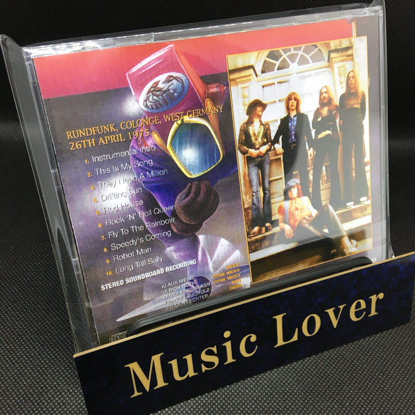 SCORPIONS / KOLN 1975 CAJA DE SONIDO ESTÉREO (1 CDR)