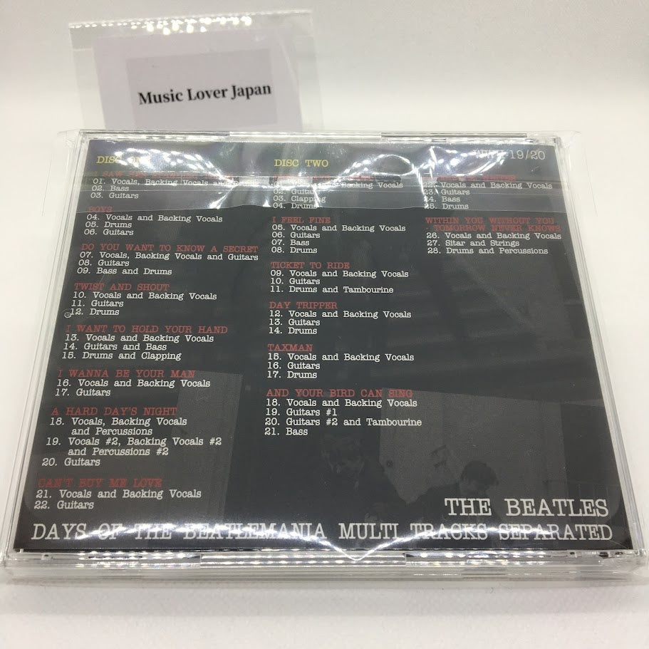 THE BEATLES / DAYS OF THE BEATLEMANIA MULTI TRACKS SEPARATED 【2CD】