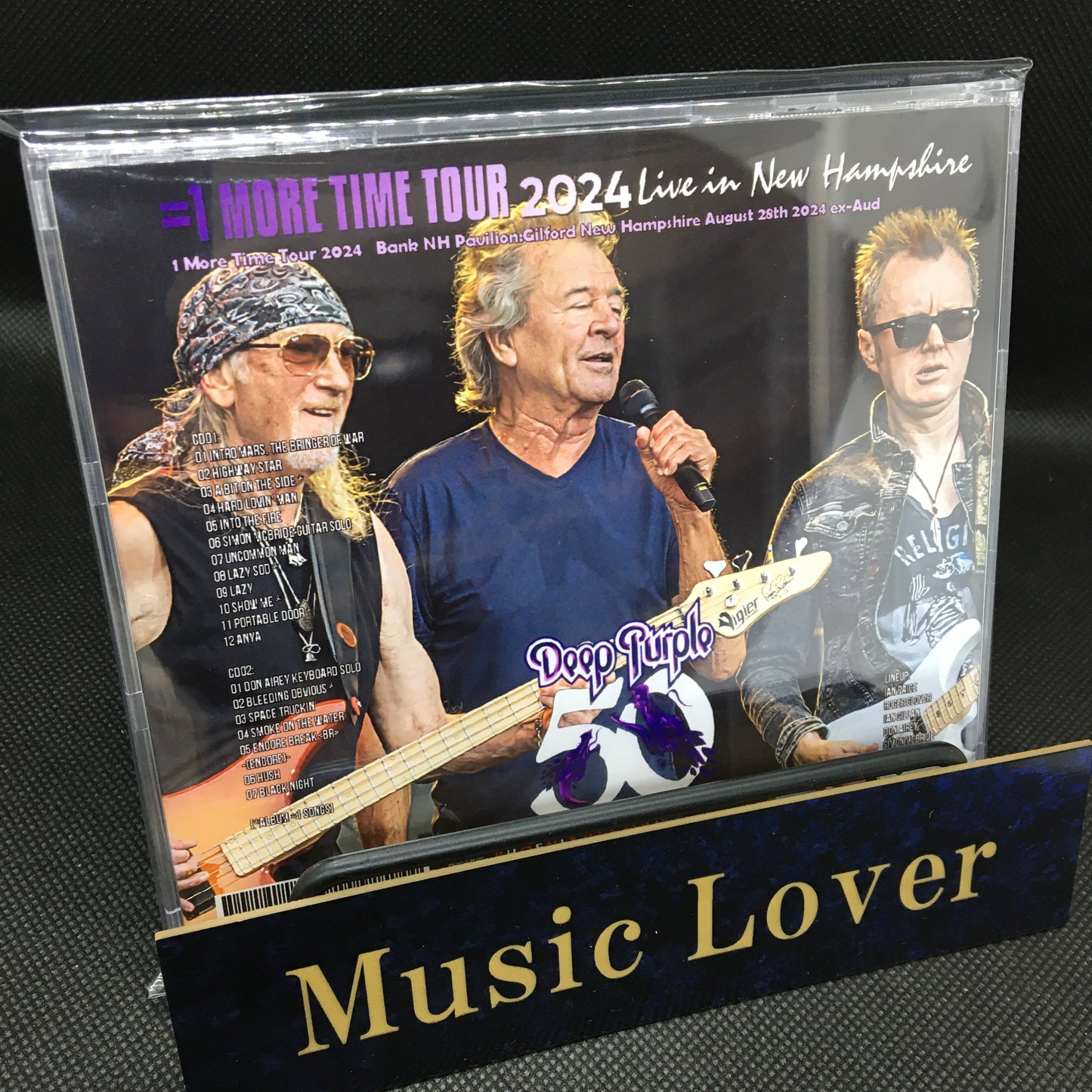 Deep Purple / 1 More Time Tour 2024 (2CDR) Bank NH Pavilion Gilford New Hampshire