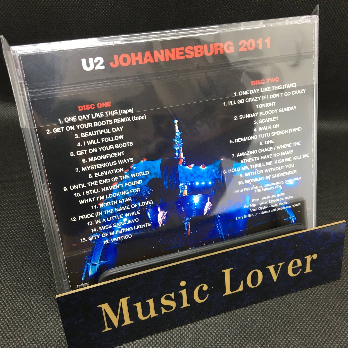 U2 / JOHANNESBURG 2011 SOUTH AFRICA 360° TOUR 2011 IEM RECORDINGS (2CDR)