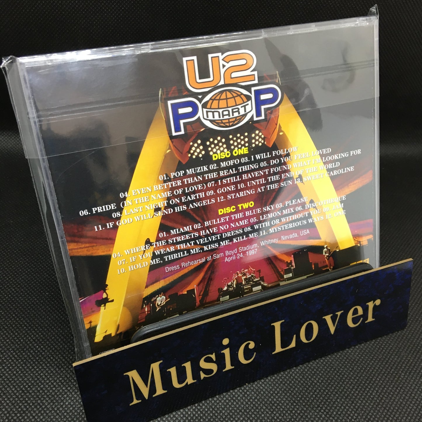 U2 / PROVA GENERALE DEL TOUR POPMART 1997 SOUNDBOARD (2CDR)