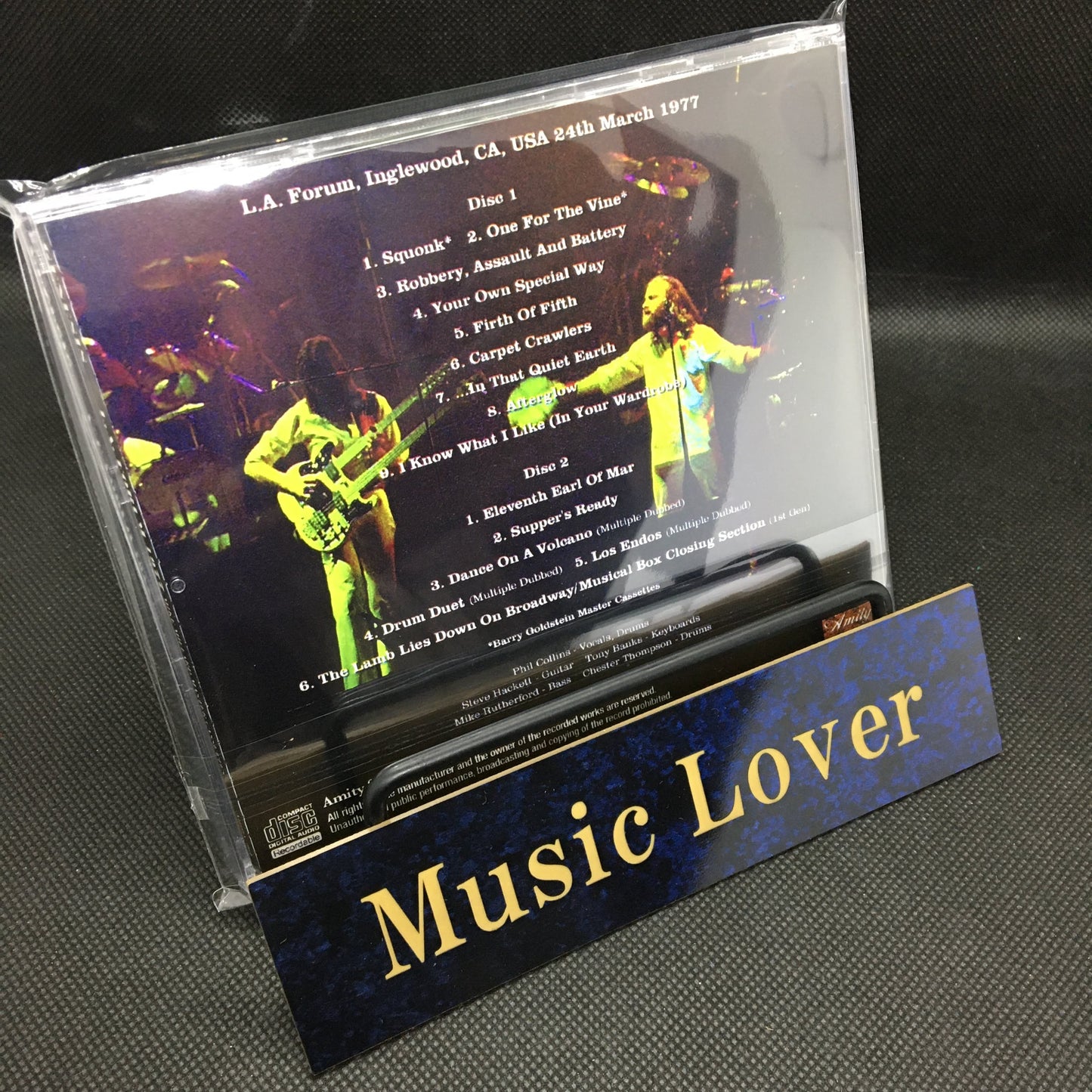 GENESIS / L.A. FORUM 1977 MIKE MILLARD MASTER CASSETTES (2CDR)