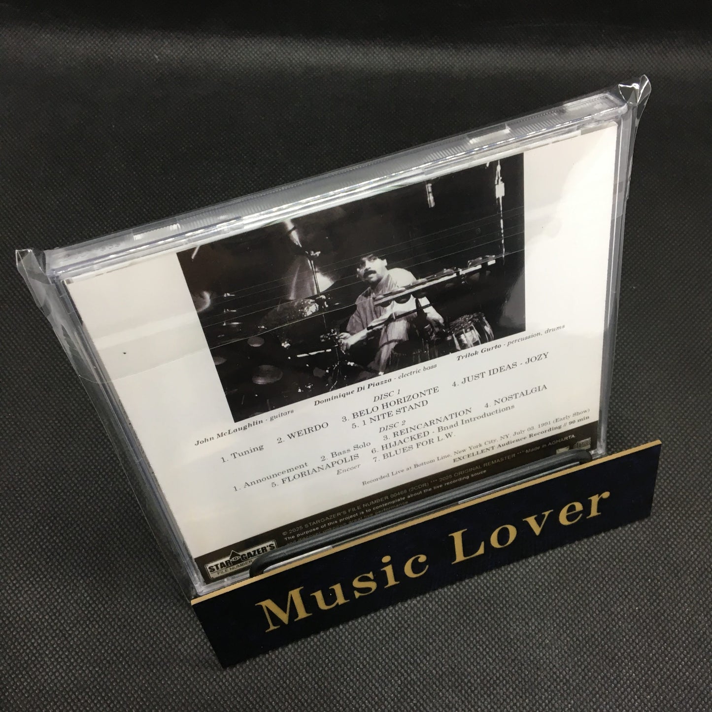 JOHN McLAUGHLIN TRIO / LIVE AT BOTTOM LINE 1991 (2CDR)