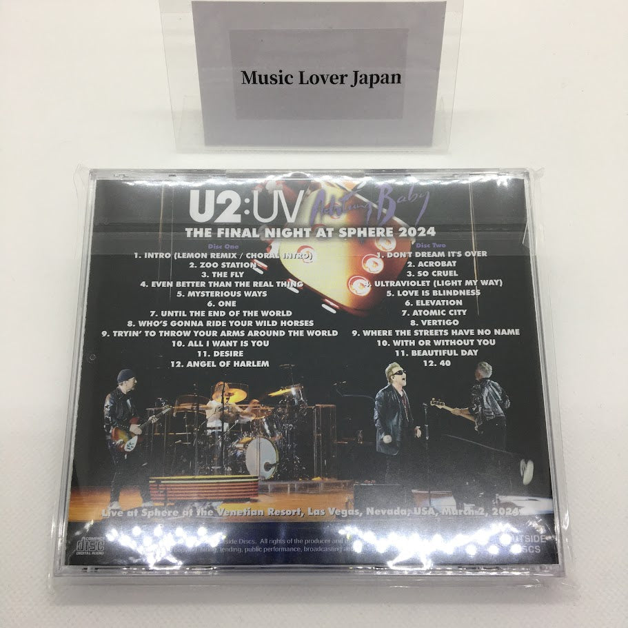 U2 / THE FINAL NIGHT AT SPHERE 2024 MULTIPLE IEM MATRIX MASTER EDITION (2CD)