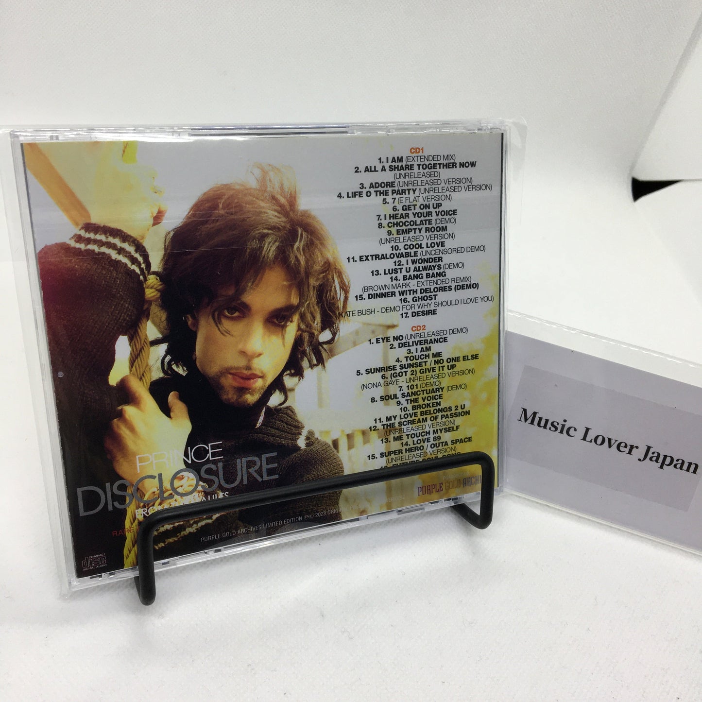 PRINCE / DISCLOSURE FROM THE VAULTS RARE AND UNRELEASED COLLECTION (2CD)