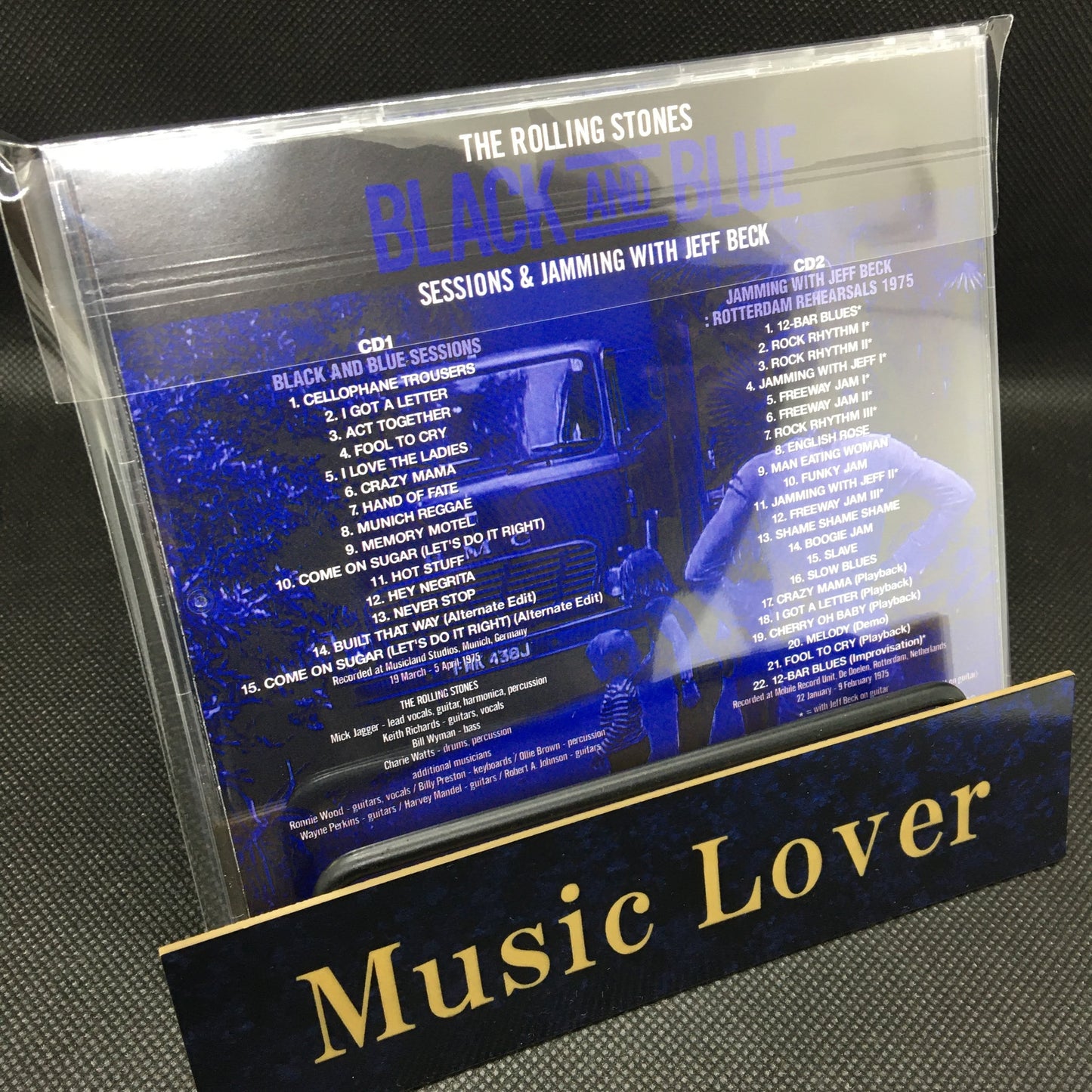 THE ROLLING STONES / BLACK AND BLUE SESSIONS & JAMMING WITH JEFF BECK MEMORIAL SPECIAL EDITION (2CD)