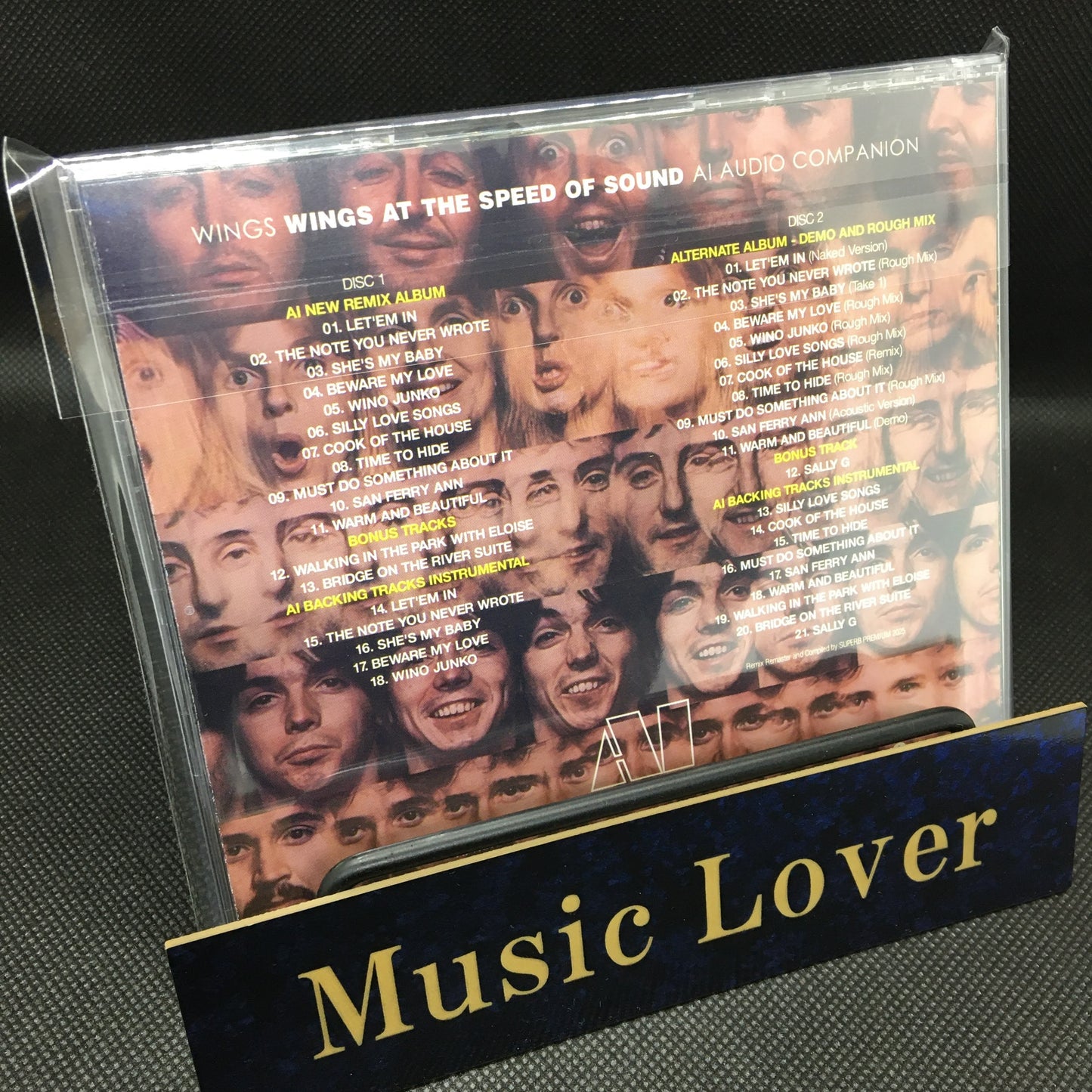 PAUL McCARTNEY & WINGS / WINGS AT THE SPEED OF SOUND AI AUDIO COMPANION (2CD)