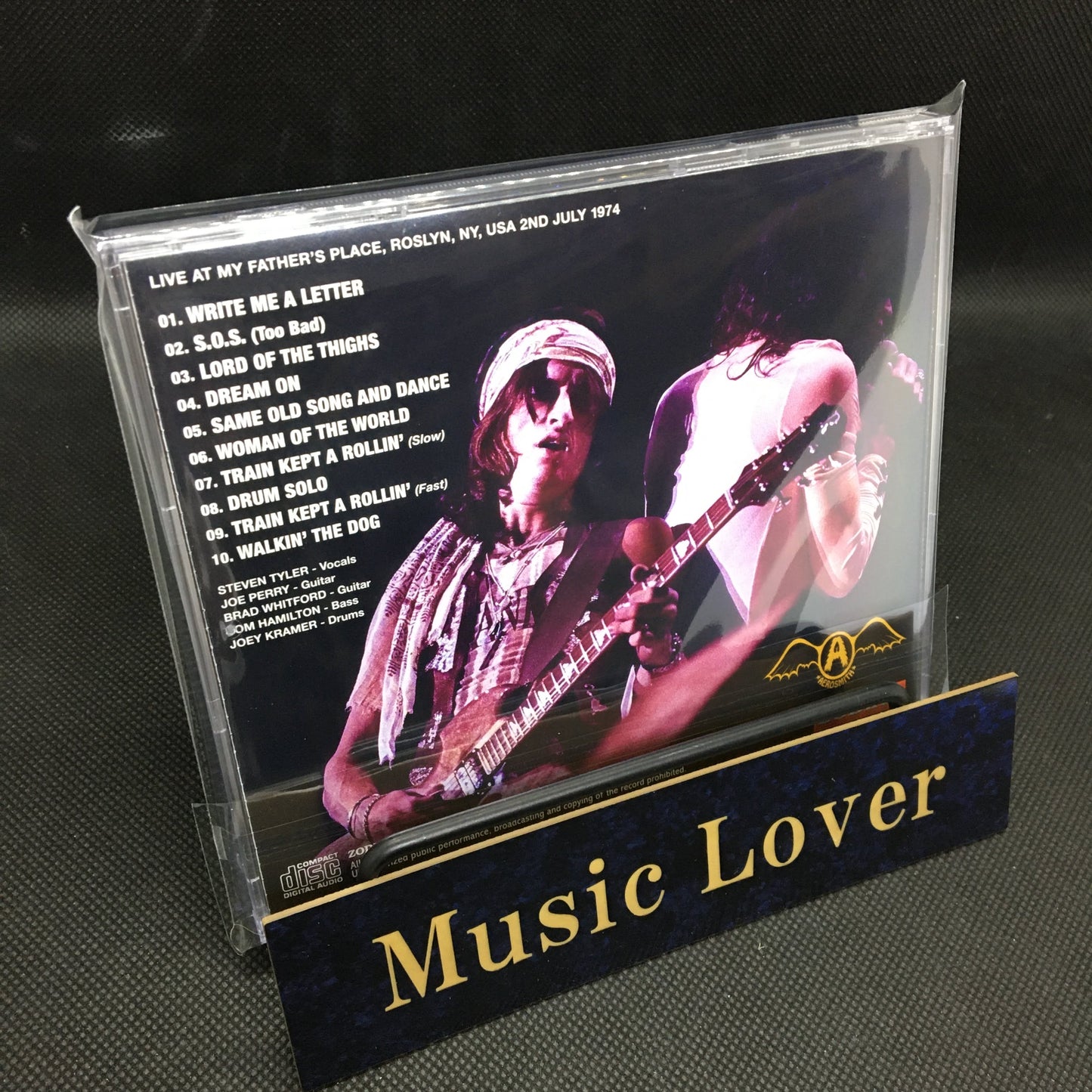 AEROSMITH / DEFINITIVE MY FATHER'S PLACE 1974 WLIR FM MASTER STEREO SOUNDBOARD (1CD)