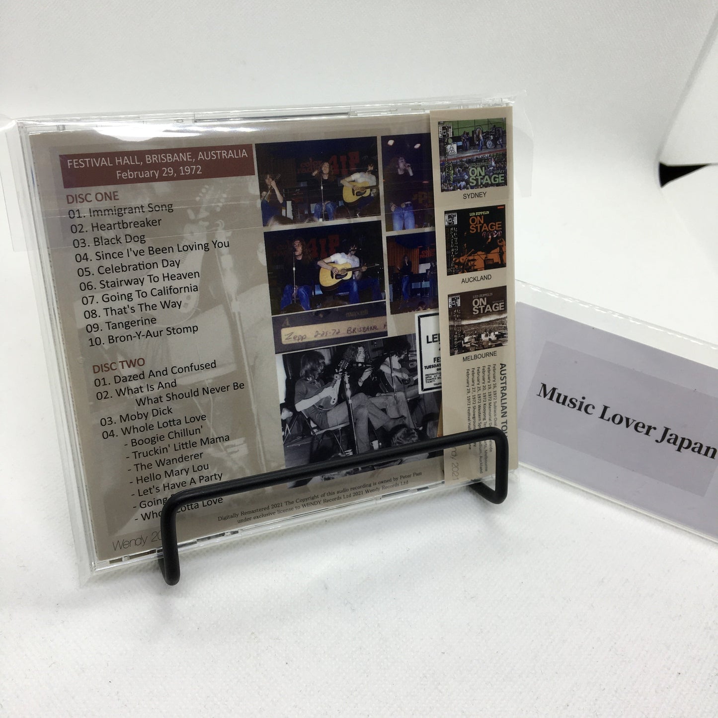 LED ZEPPELIN / ON STAGE MELBOURNE 【2CD】