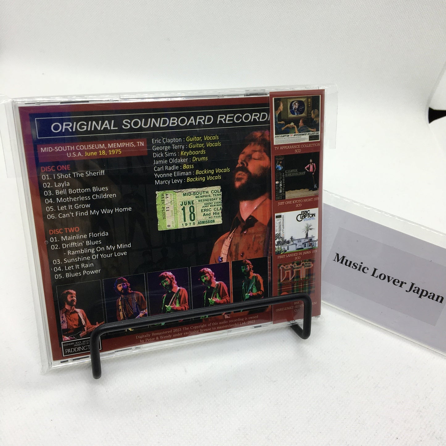 ERIC CLAPTON / 1975 FROM ERIC IN MEMPHIS (2CD)