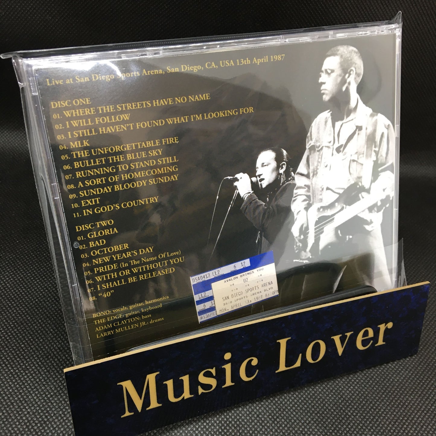 U2 / SAN DIEGO 1987 1ST NIGHT MASTER TAPES (2CD)