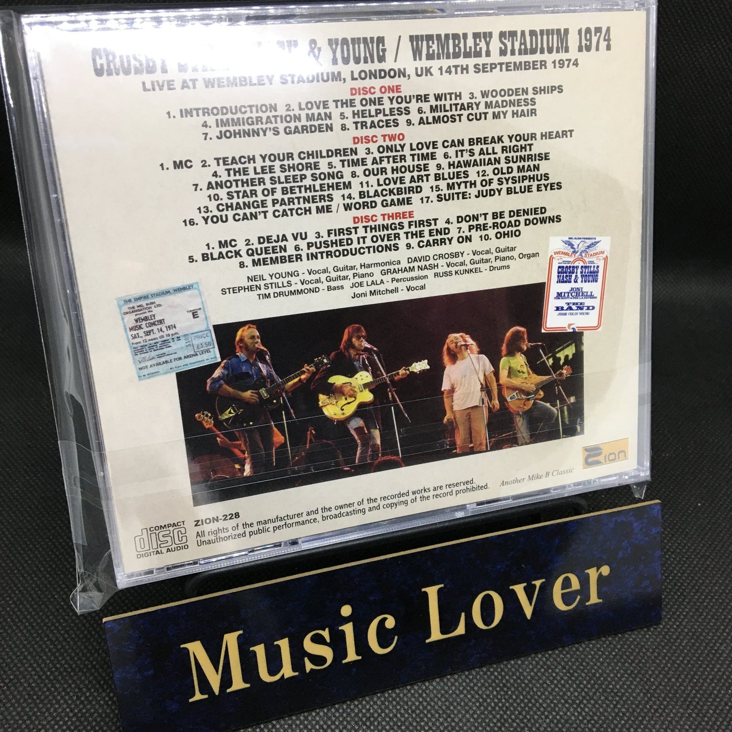 CROSBY, STILLS, NASH & YOUNG / WEMBLEY STADIUM 1974 MASTER TAPES (3CD)
