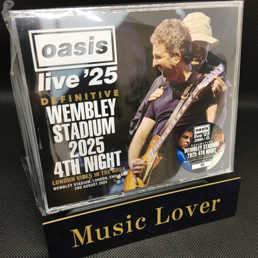 OASIS / CAST / RICHARD ASHCROFT / DEFINITIVE WEMBLEY STADIUM 2025 4TH NIGHT LONDON VIBES IN THE AREA (3CD)