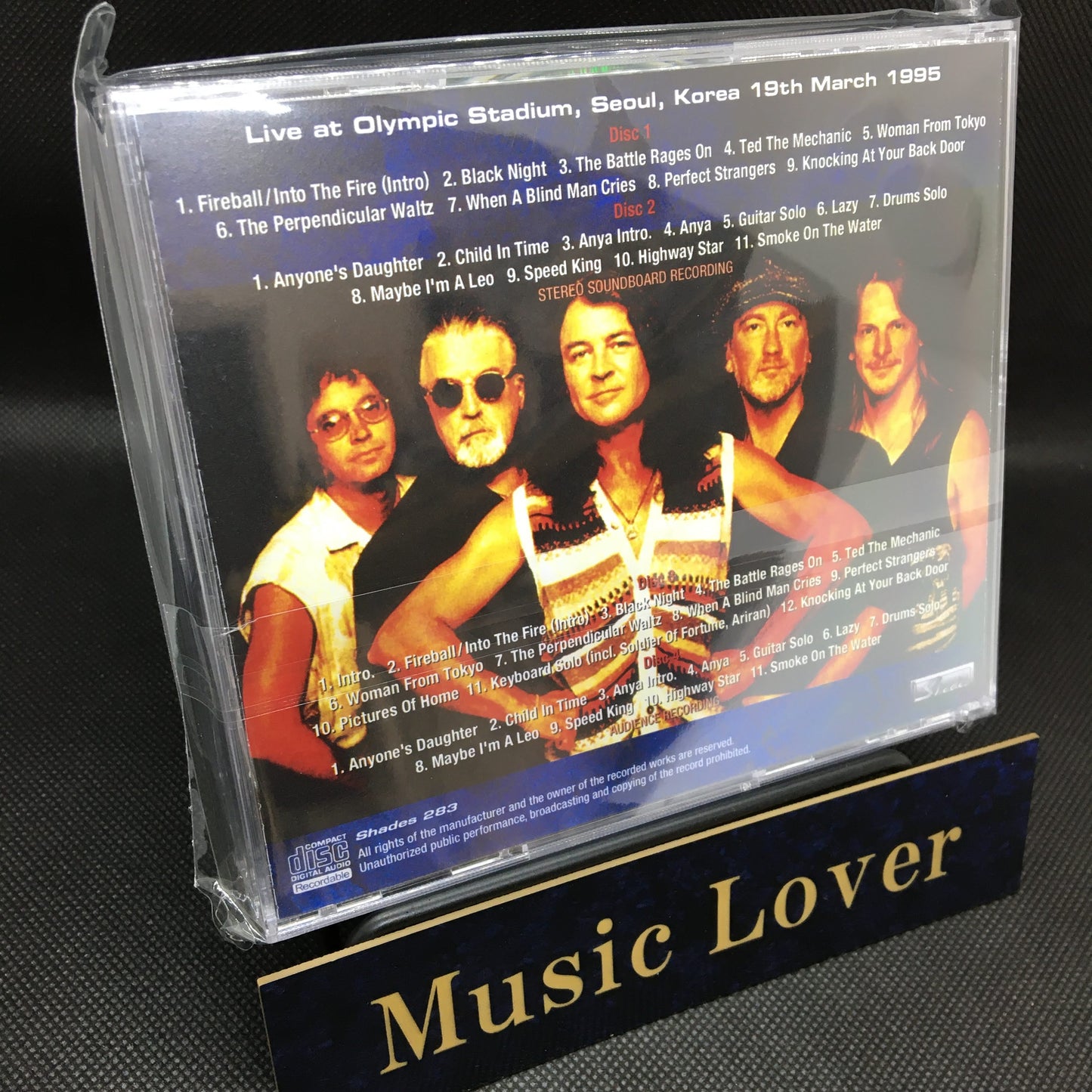 DEEP PURPLE / MECHANIC LIVE SEÚL 1995 SONIDO ESTÉREO (4 CDR)