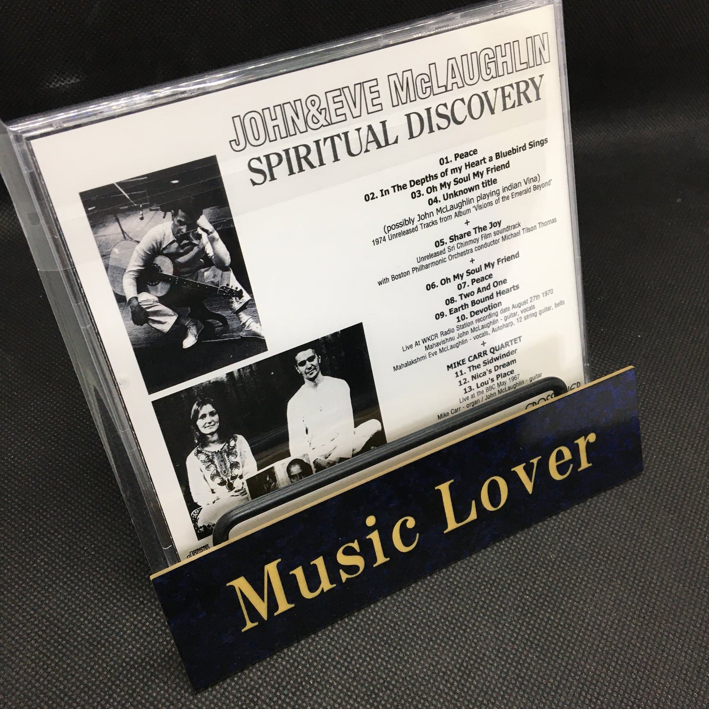 JOHN & EVE McLAUGHLIN / SPIRITUAL DISCOVERY SOUNDBOARD (1CDR)