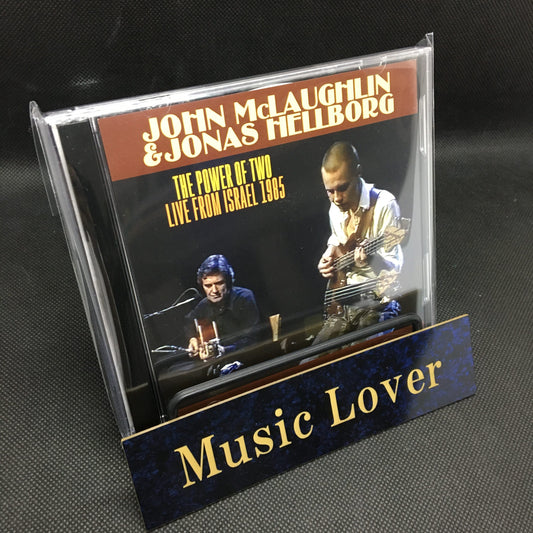 JOHN McLAUGHLIN & JONAS HELLBORG / THE POWER OF TWO LIVE FROM ISRAEL 1985 SOUNDBOARD (2CDR)