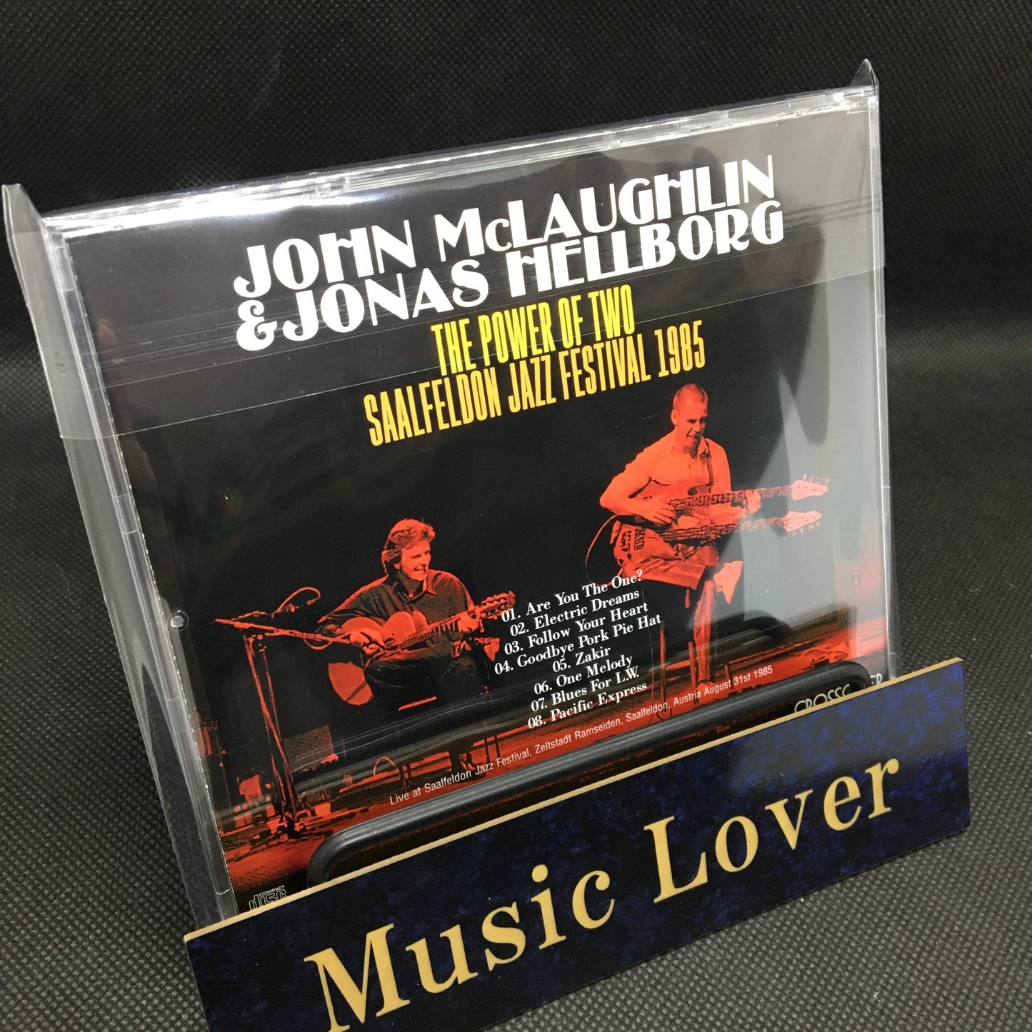 JOHN McLAUGHLIN & JONAS HELLBORG / THE POWER OF TWO SAALFELDON JAZZ FESTIVAL 1985 SOUNDBOARD (1CDR)