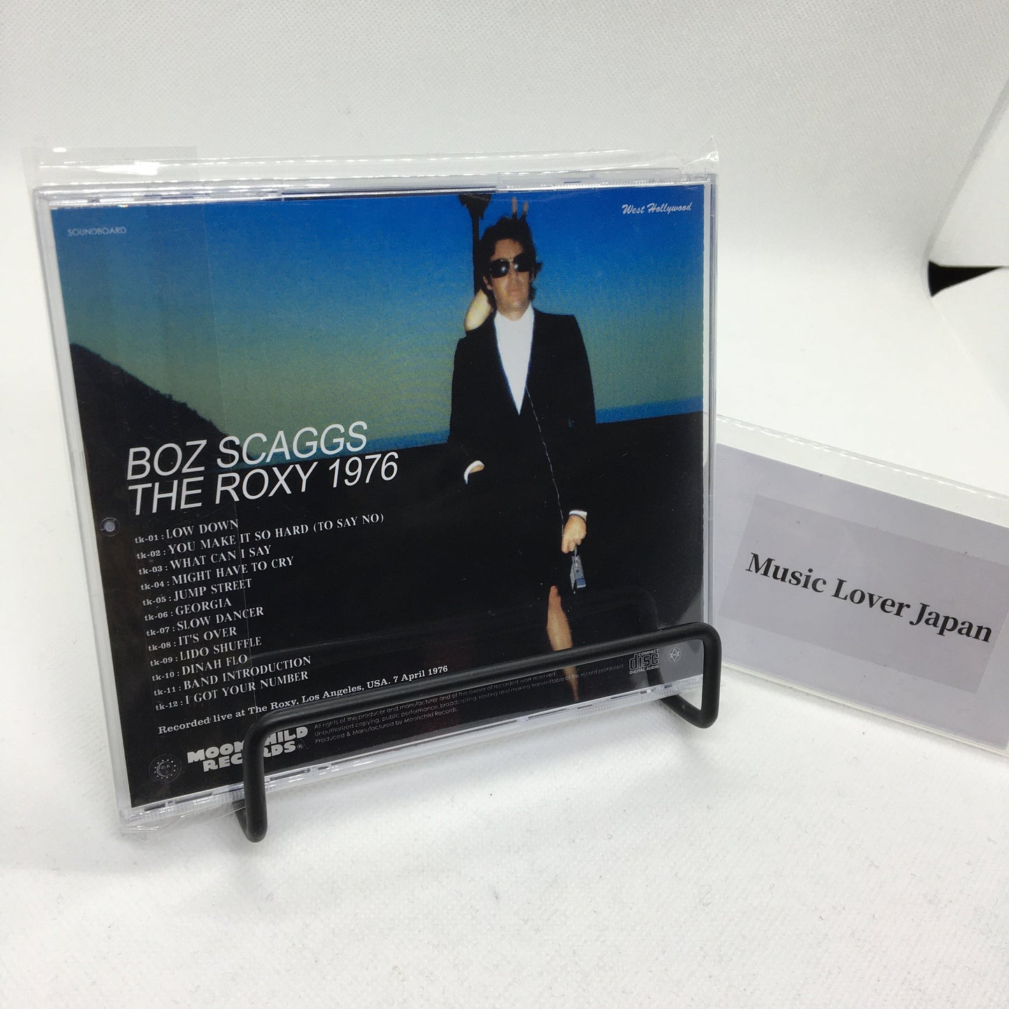 Boz Scaggs The Roxy 1976 1CD 12 Tracks Moonchild Records