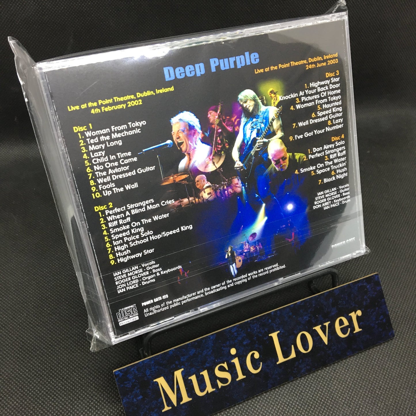 DEEP PURPLE / IRISH PURPLE DUBLÍN 2002 y 2003 (4CDR)
