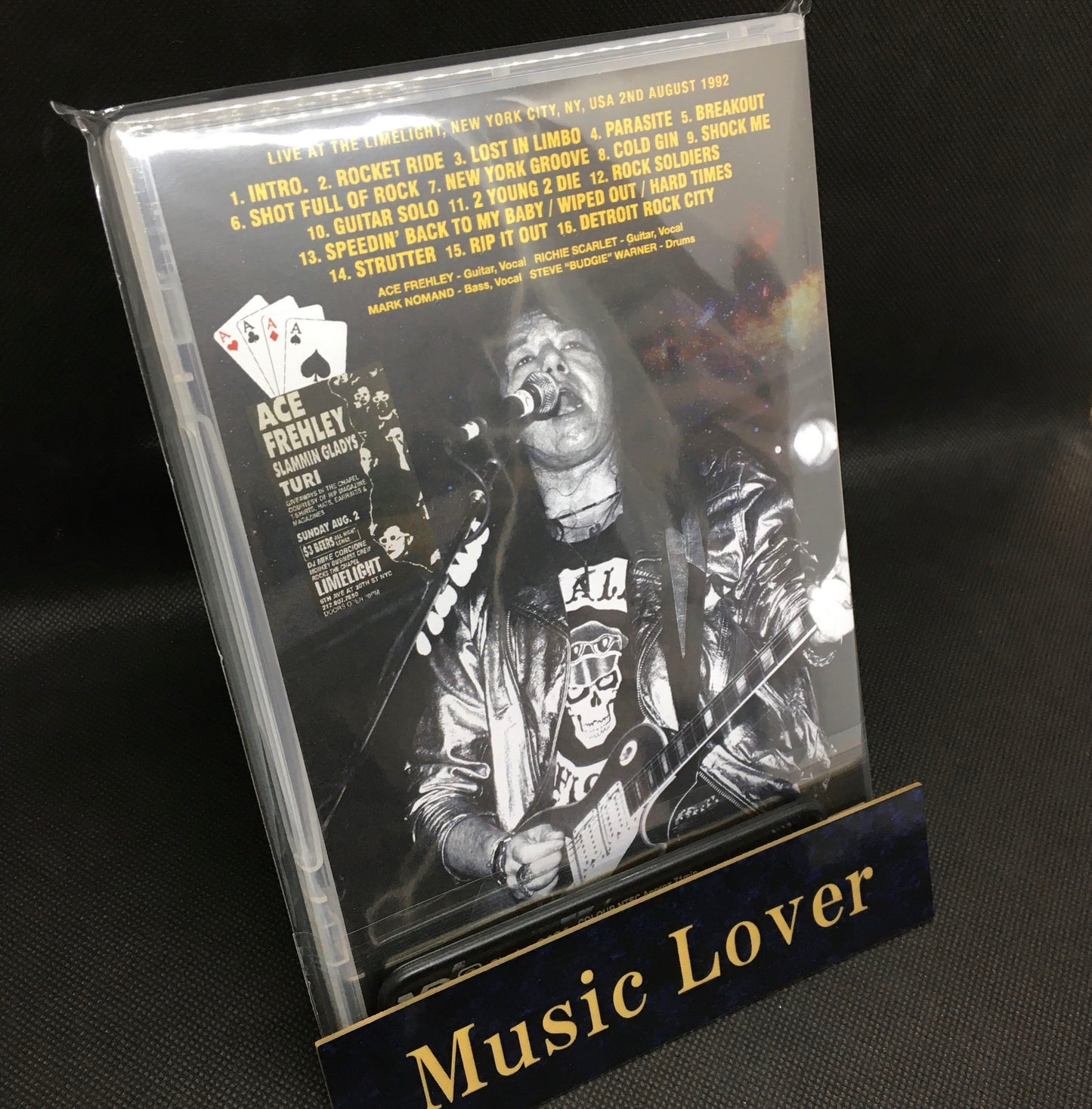 ACE FREHLEY / THE LIMELIGHT 1992 (1DVDR)