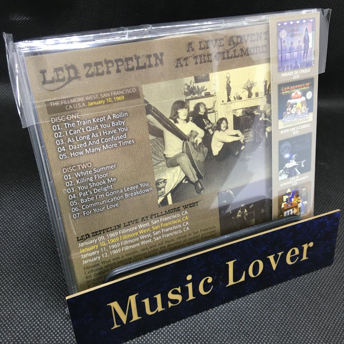 LED ZEPPELIN / A LIVE ADVENTURE AT THE FILLMORE WEST 【2CD】