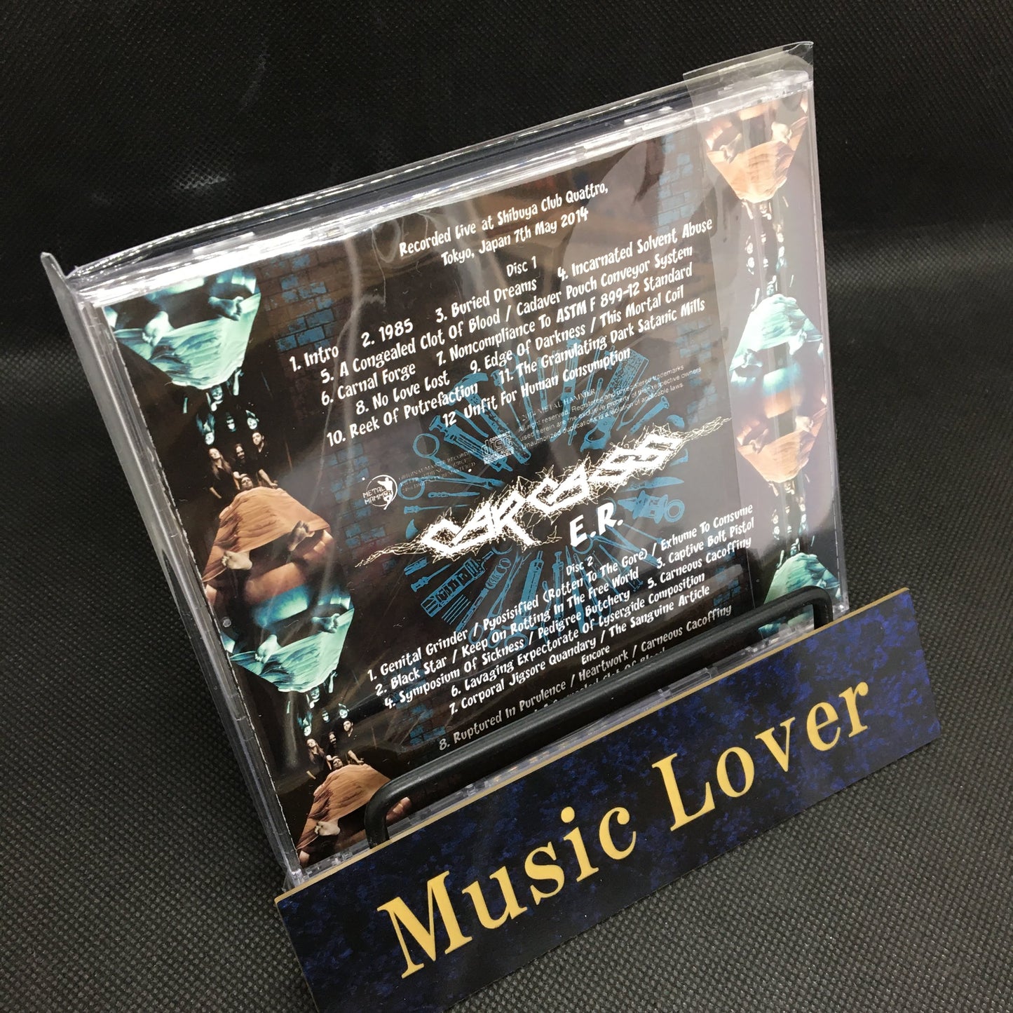 CARCASS / E.R. Live in Japan 2014 (2CDR)